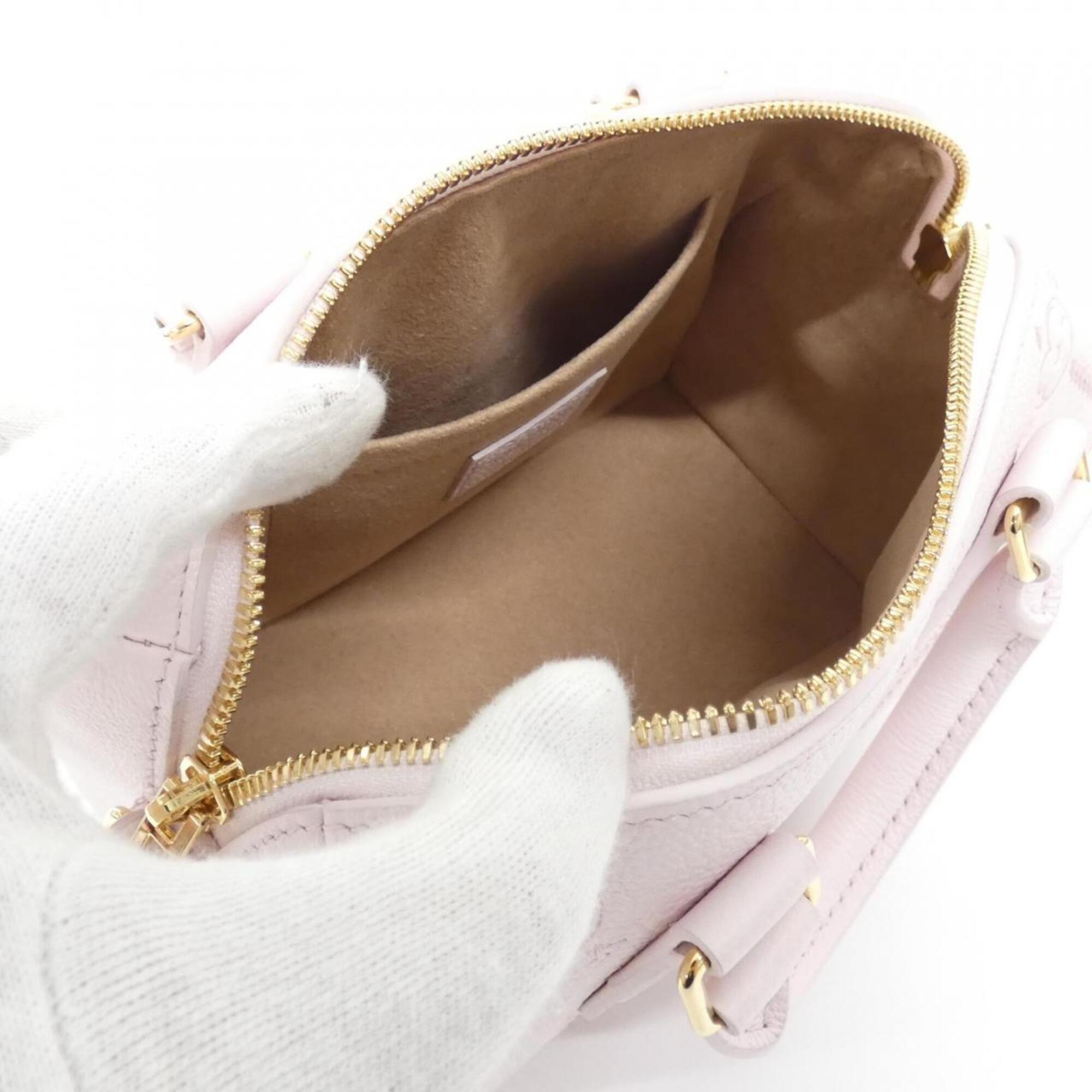 Louis Vuitton Pink Leather Boston Bag (Pre-Owned)