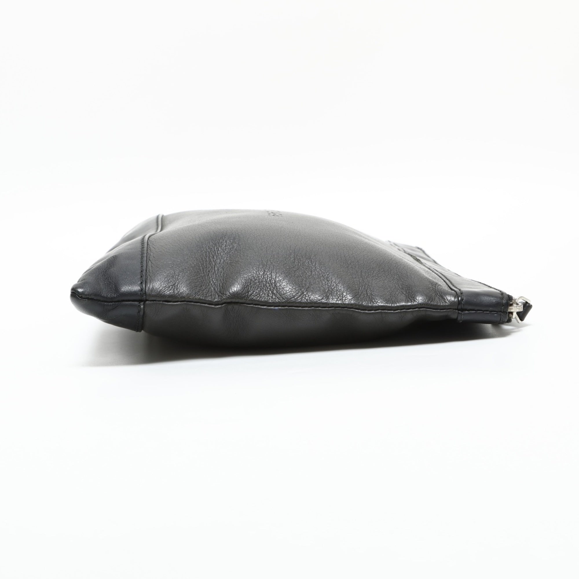 Balenciaga Black Leather Clutch Bag (Pre-Owned)
