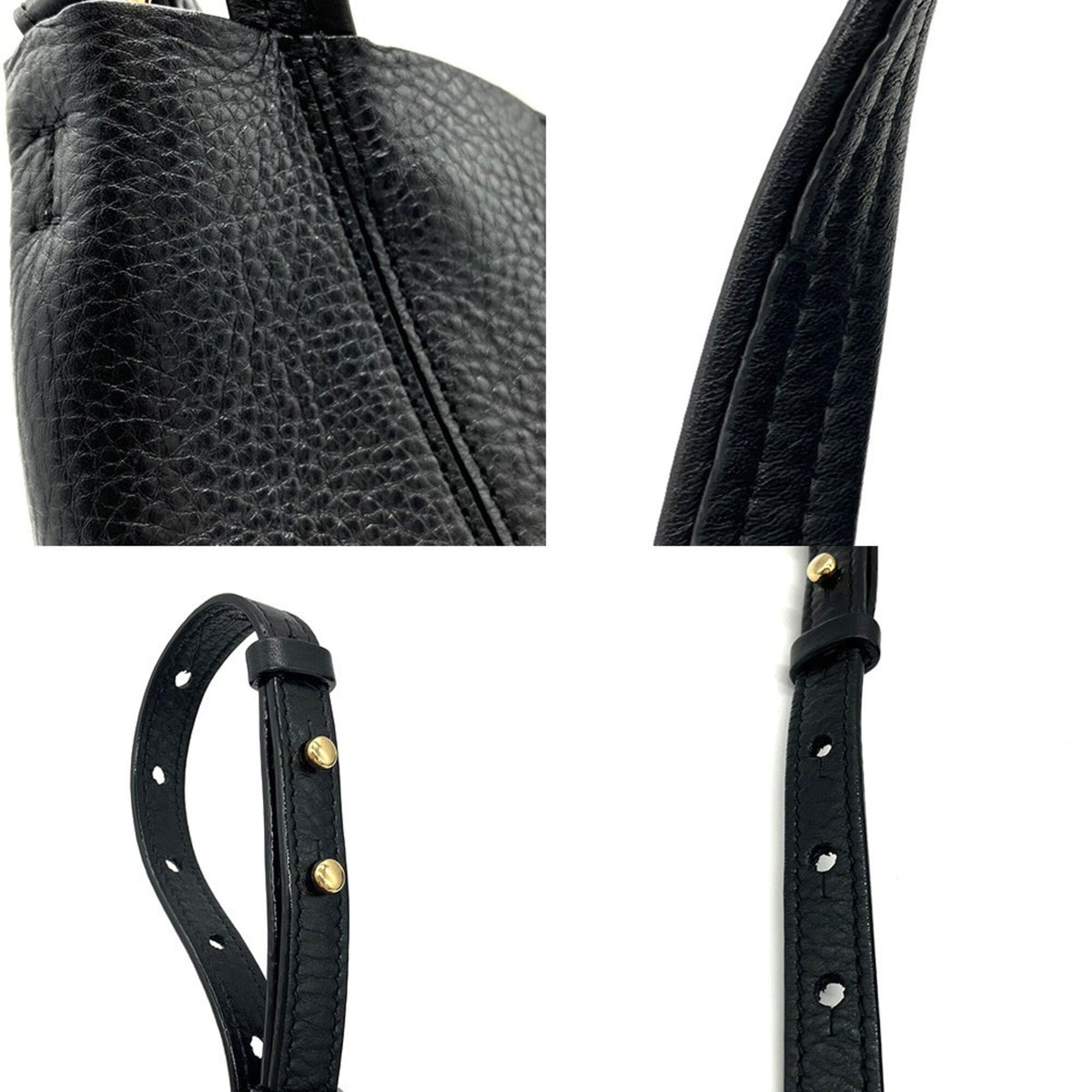 Chloé Black Leather Tote Bag (Pre-Owned)
