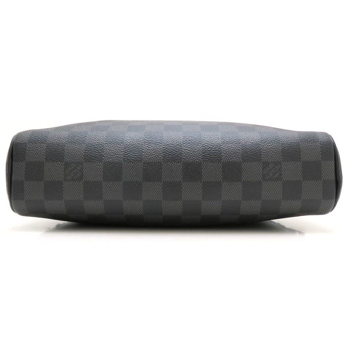 Louis Vuitton Black Damier Canvas Damier Graphite Gray Damier Graphite Shoulder Bag (Pre-Owned)