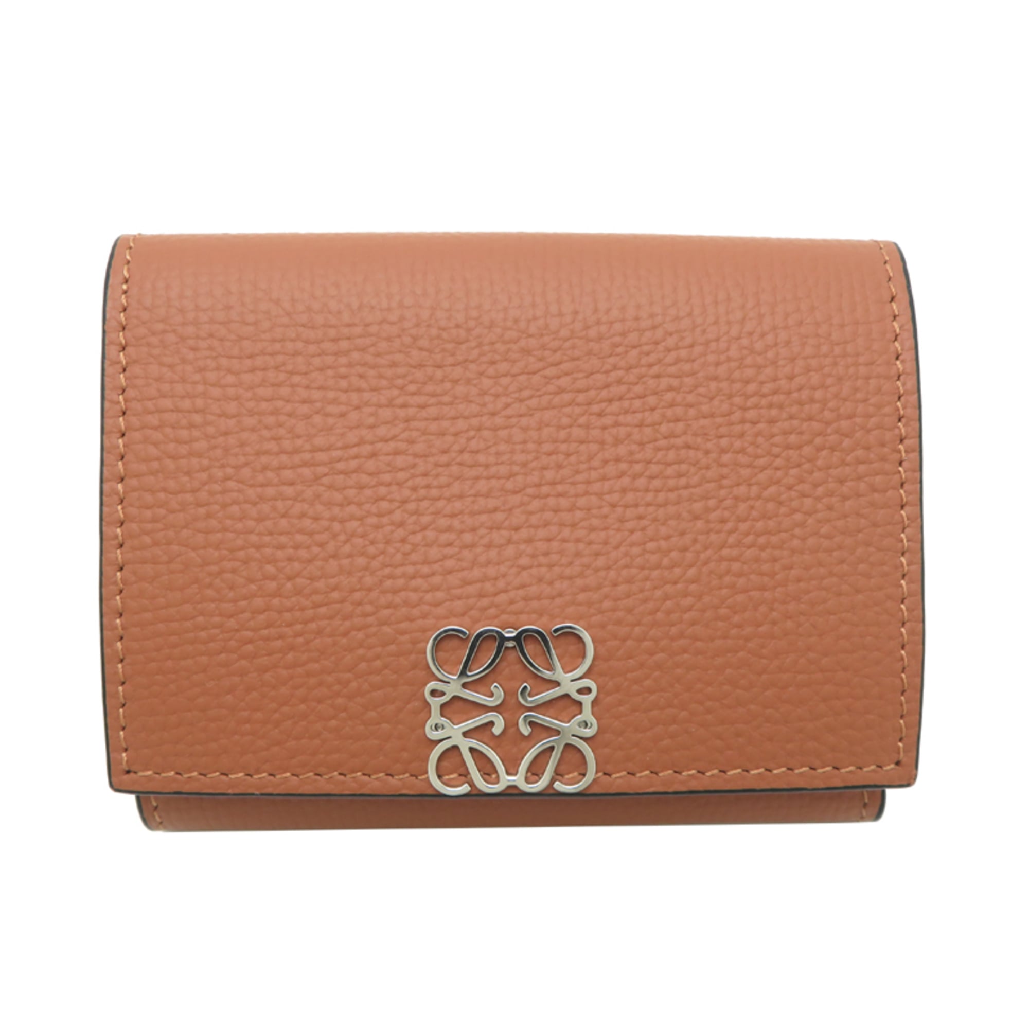 Loewe Brown Leather Wallet (Tri-Fold) (Pre-Owned)