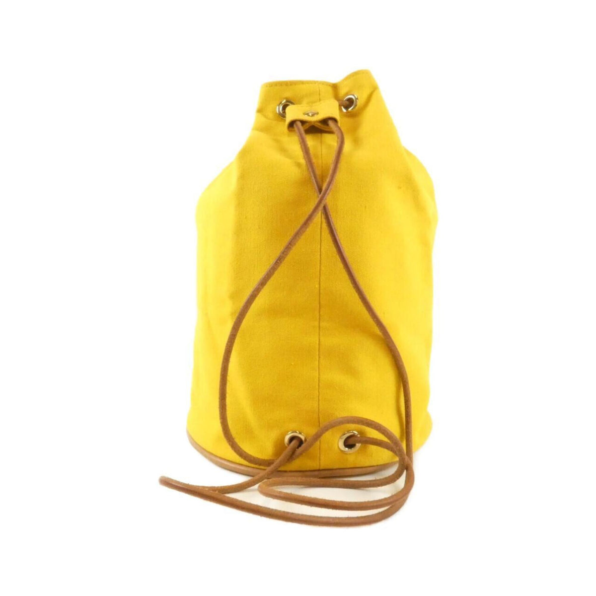 Hermes Jaune Canvas Shoulder Bag (Pre-Owned)
