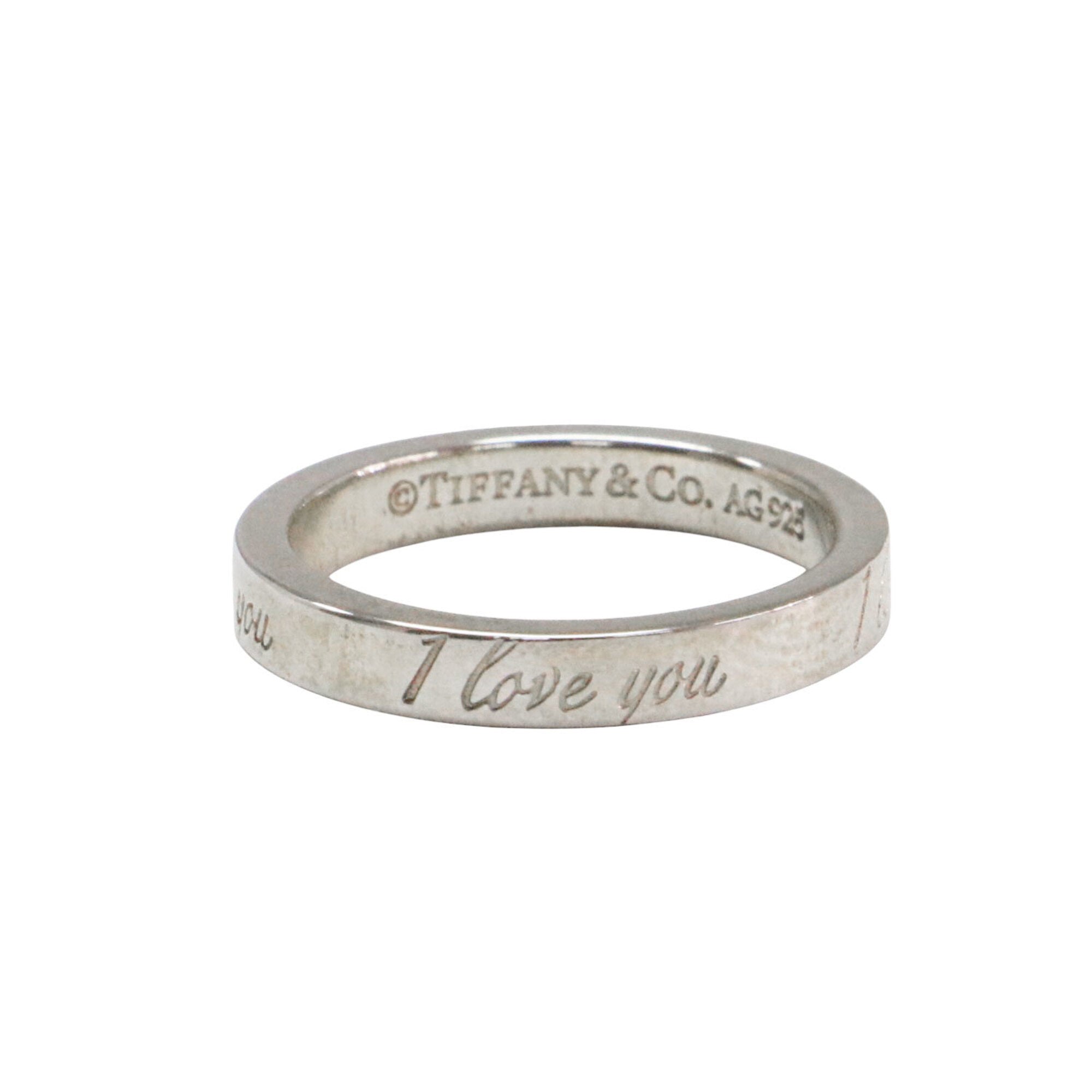 Tiffany Silver 925 Band Ring (Pre-Owned)