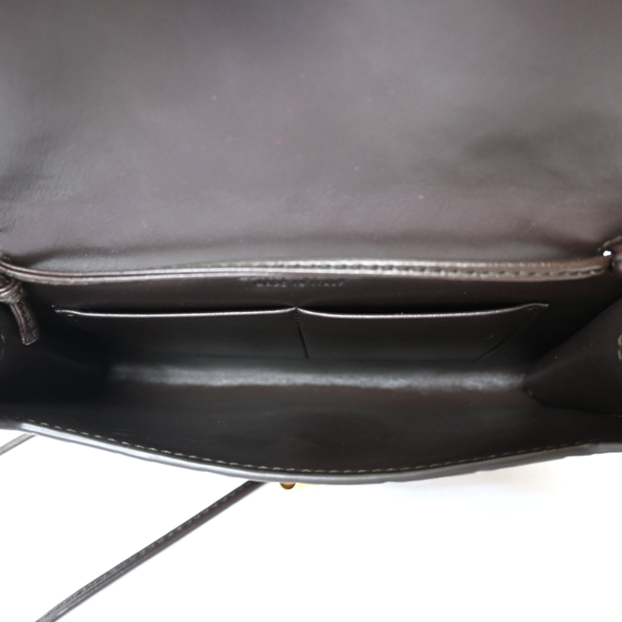 Bottega Veneta Leather Pouch Shoulder Bag (Pre-Owned)