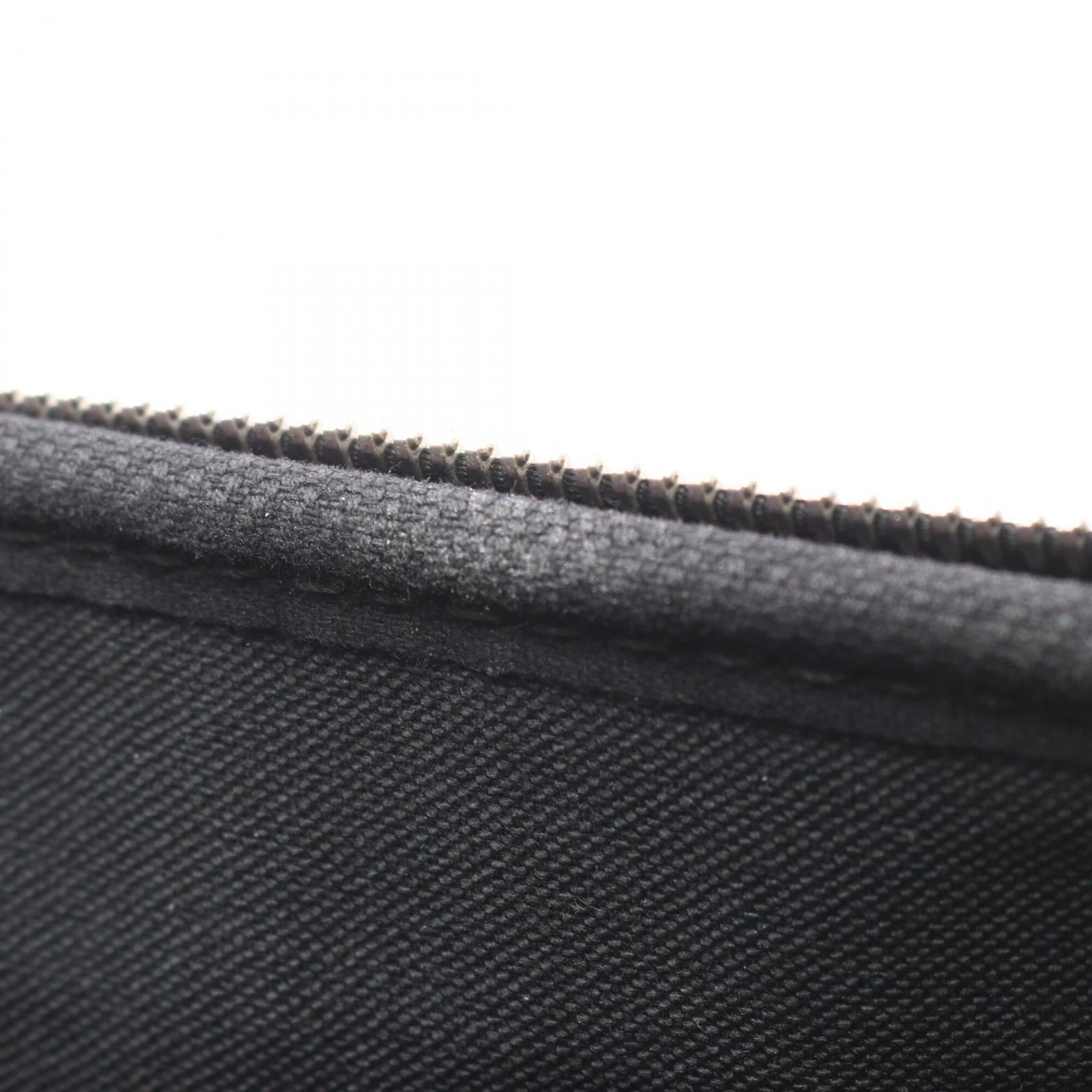 Louis Vuitton Black Coated Canvas Leather Fanny Pack Handbag (Pre-Owned)