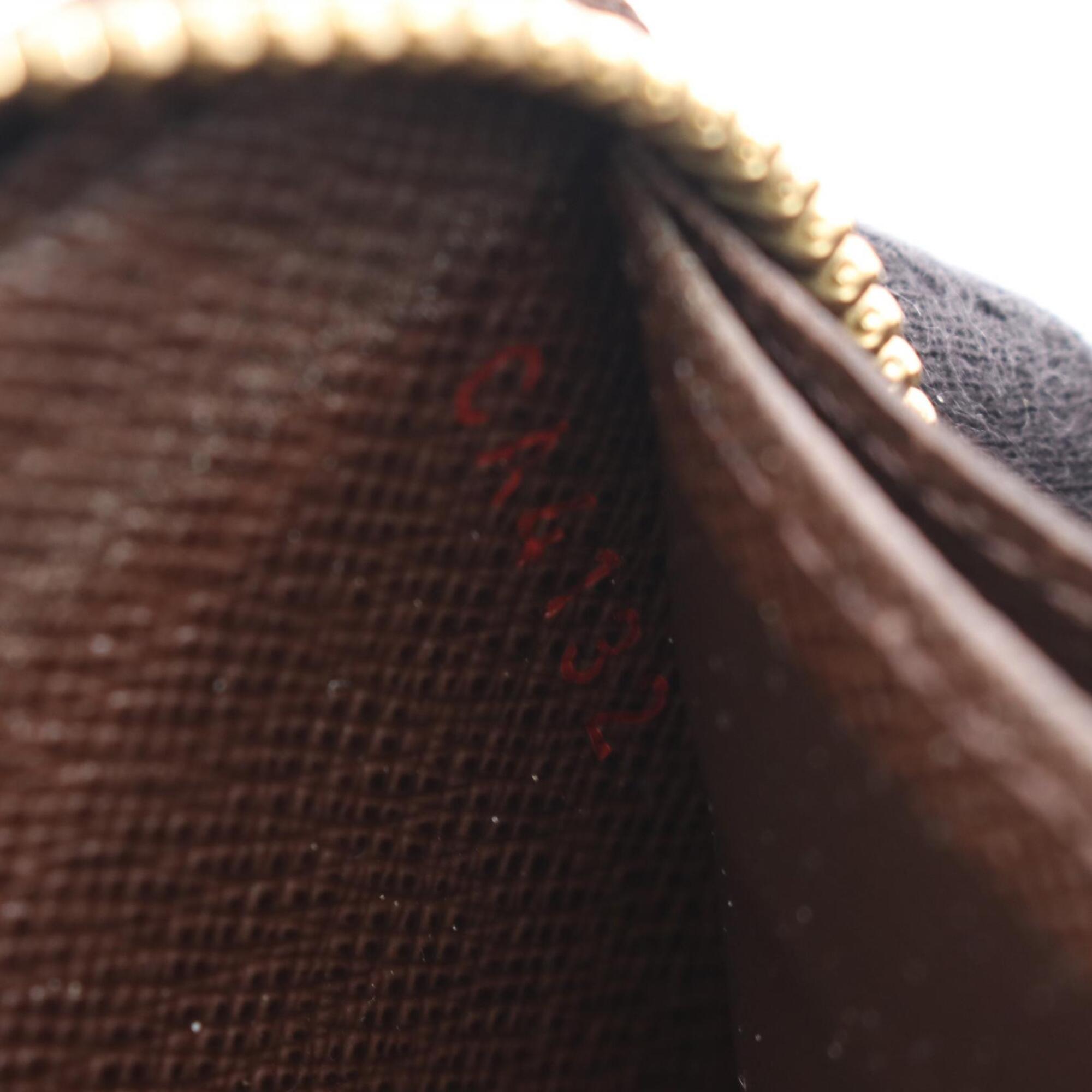 Louis Vuitton Brown Pvc Long Wallet (Bi-Fold) (Pre-Owned)