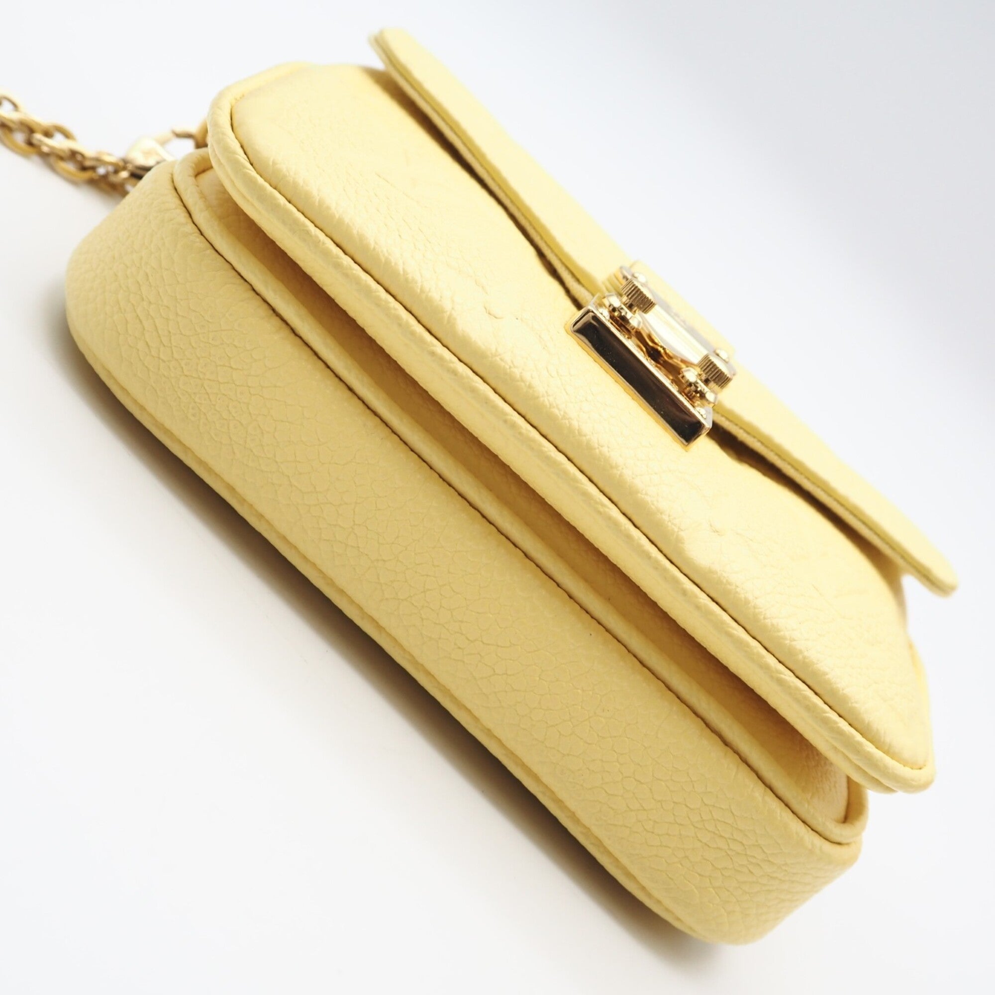 Louis Vuitton Yellow Leather Shoulder Bag (Pre-Owned)