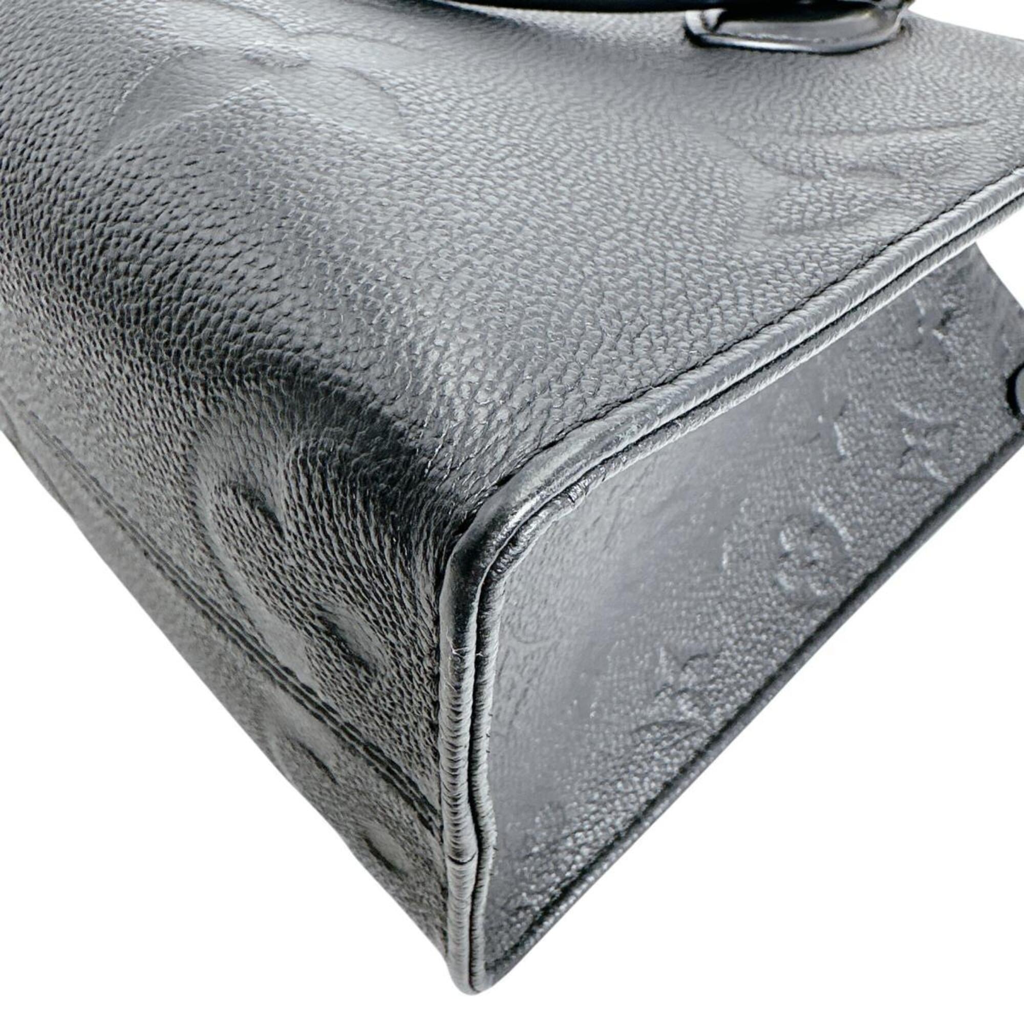 Louis Vuitton Black Noir Monogram Empreinte Handbag Tote Bag (Pre-Owned)