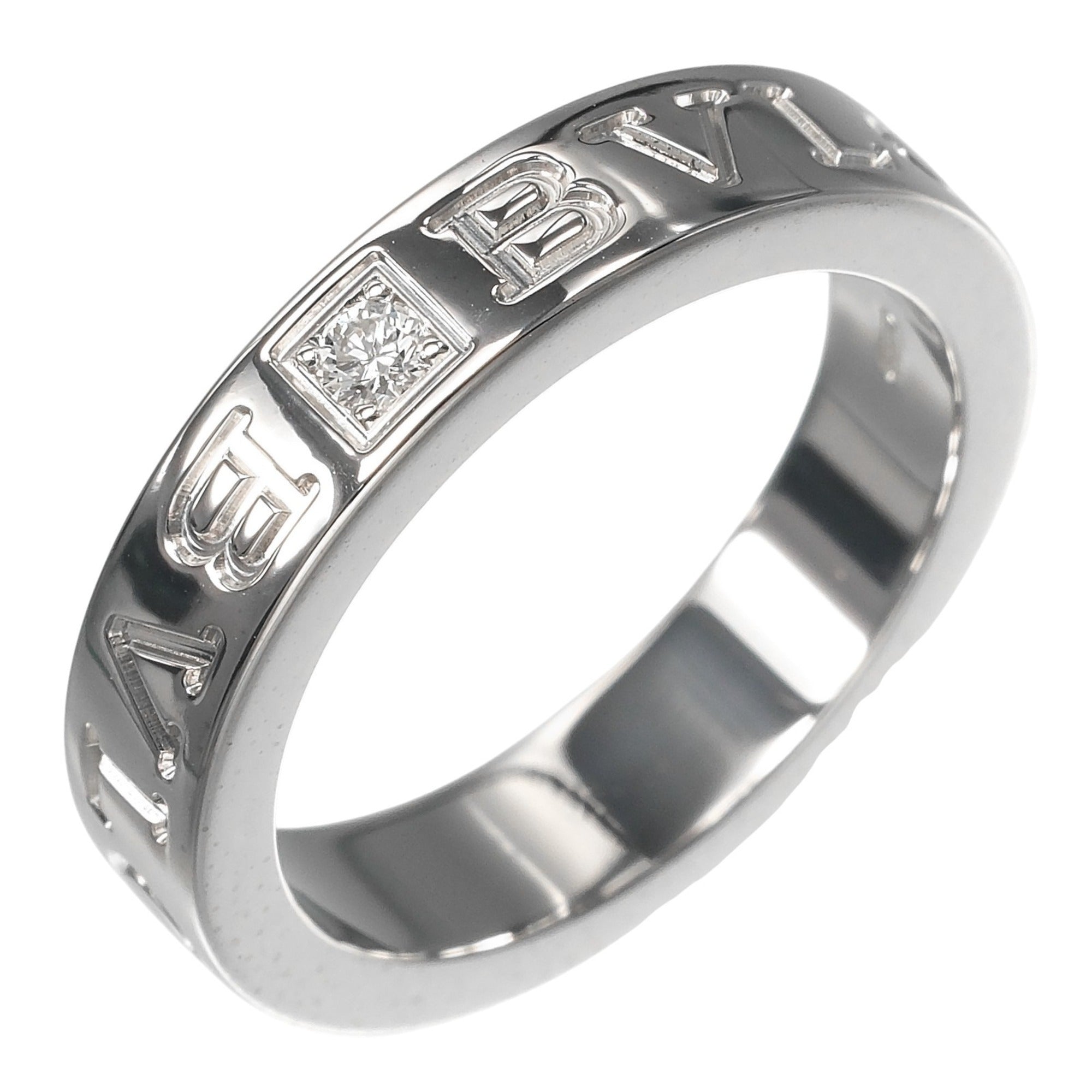 Bvlgari White Gold (18K) Band Ring (Pre-Owned)