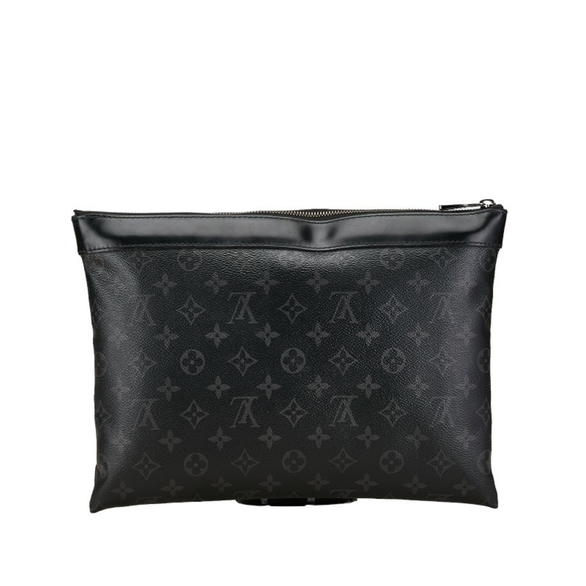 Louis Vuitton Black Monogram Eclipse Clutch Bag Pouch (Pre-Owned)