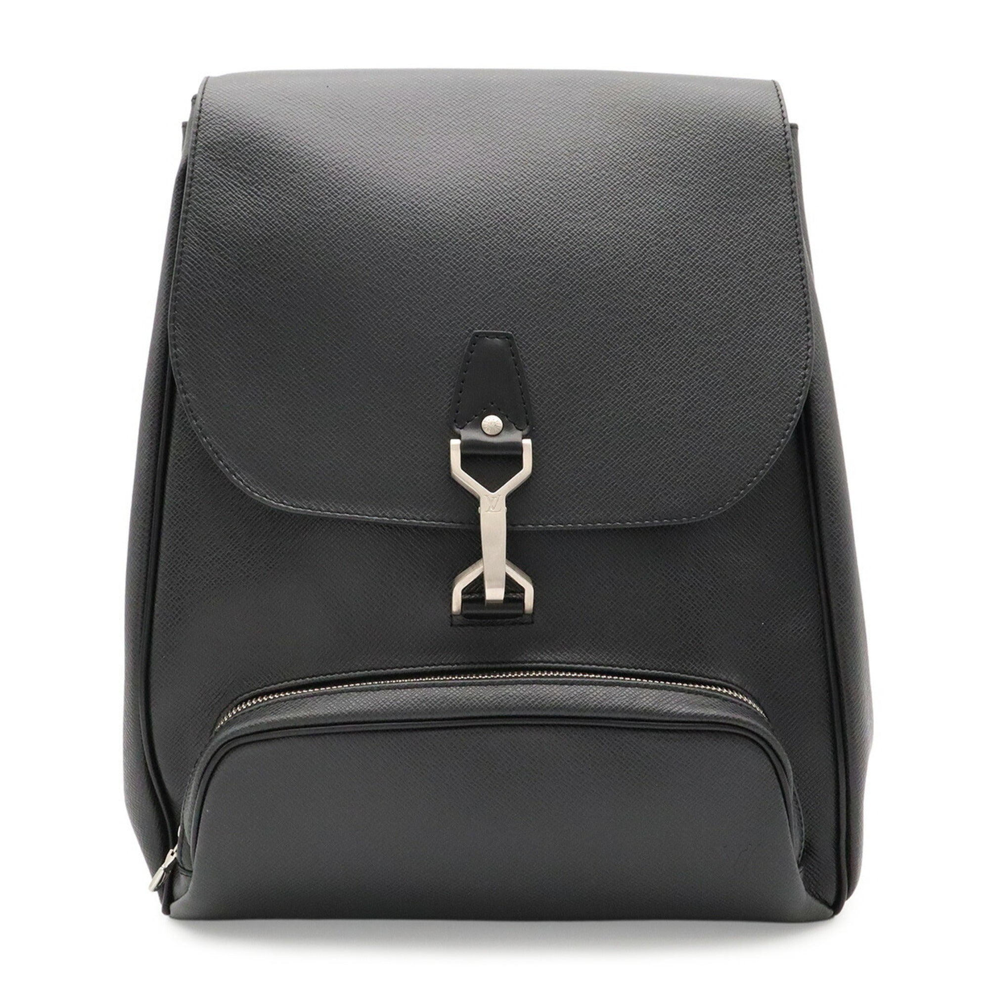 Louis Vuitton Ardoise Black Taiga Leather Leather Backpack (Pre-Owned)