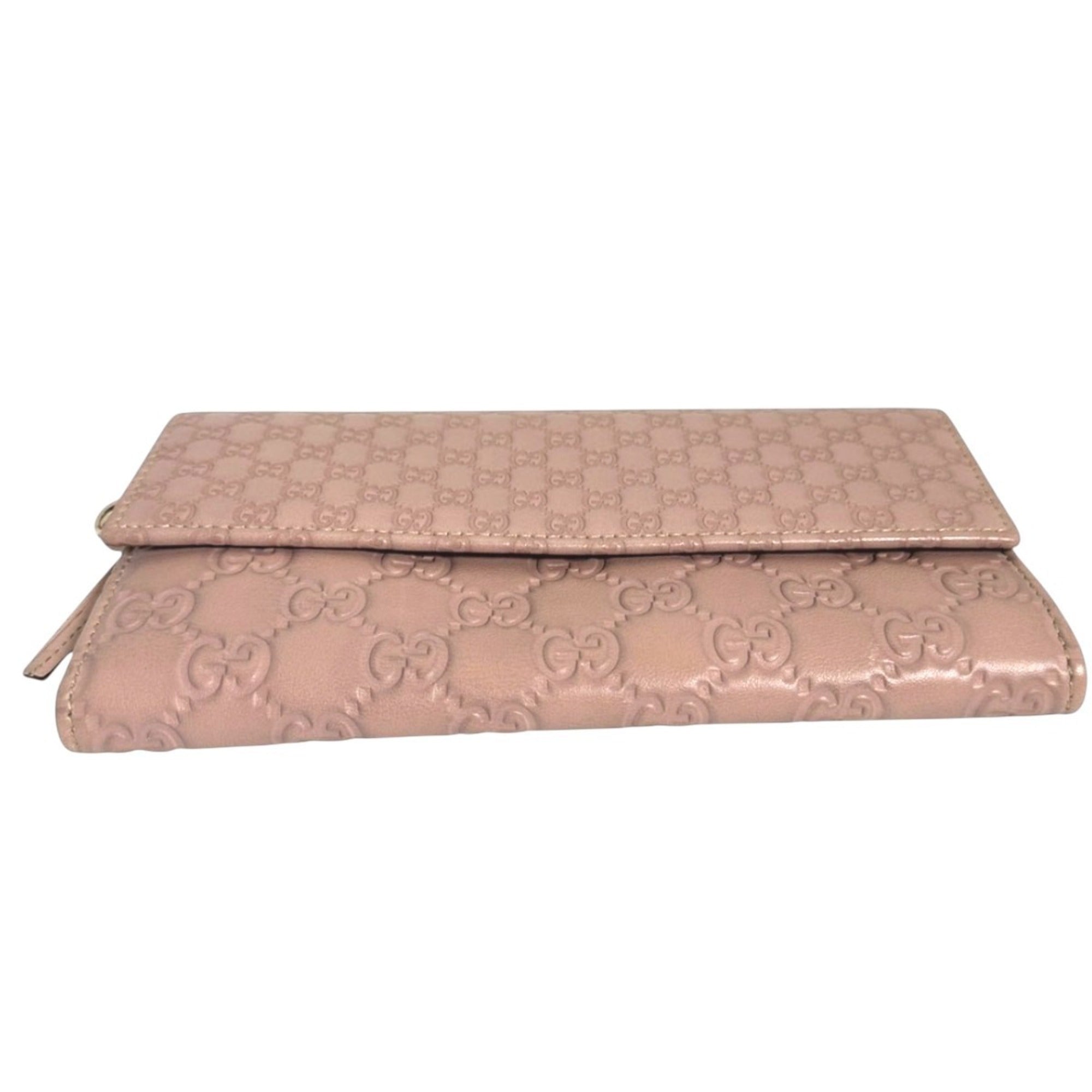 Gucci Pink Leather Wallet (Bi-Fold) (Pre-Owned)
