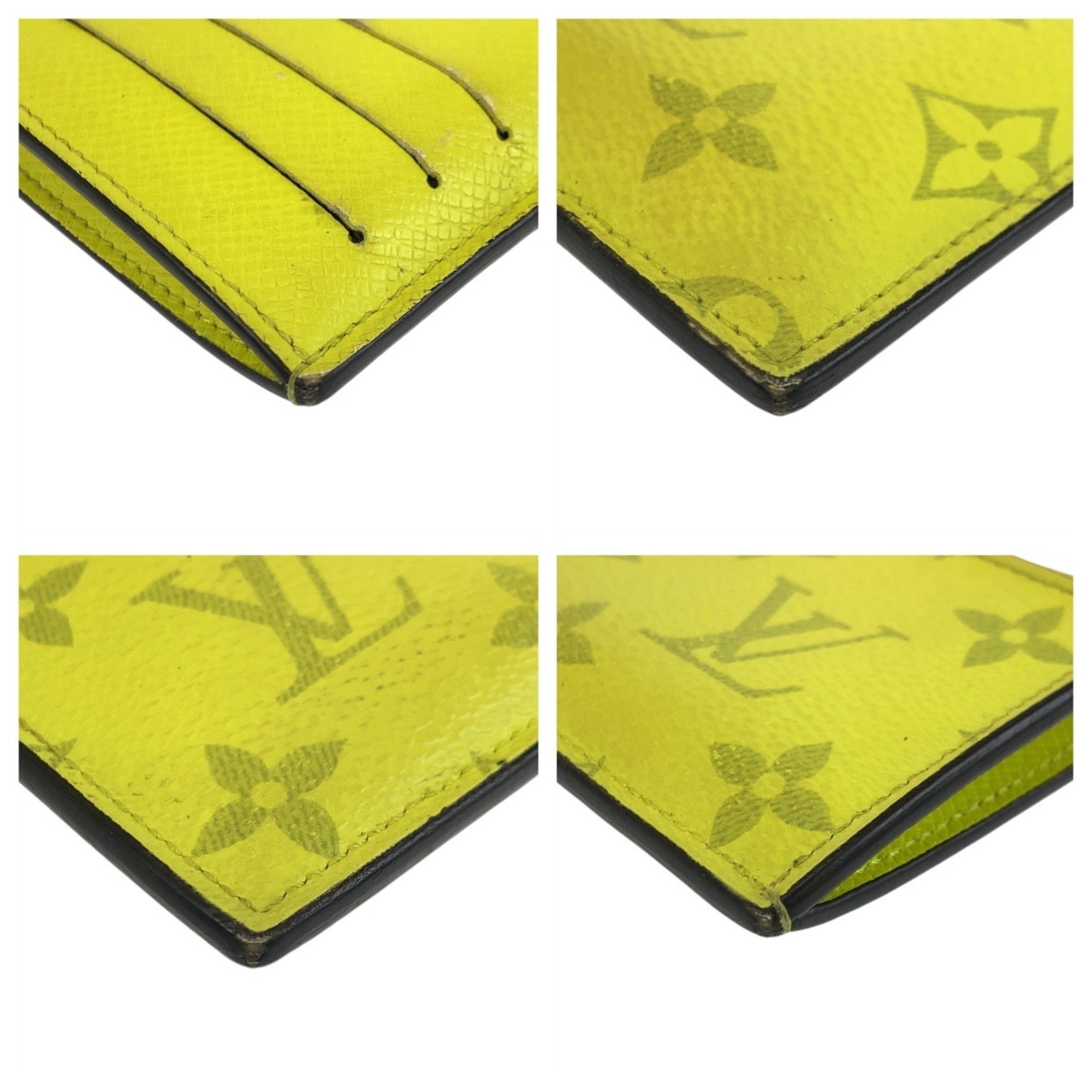 Louis Vuitton Jaune Yellow Pvc Coin Purse/Coin Case (Pre-Owned)