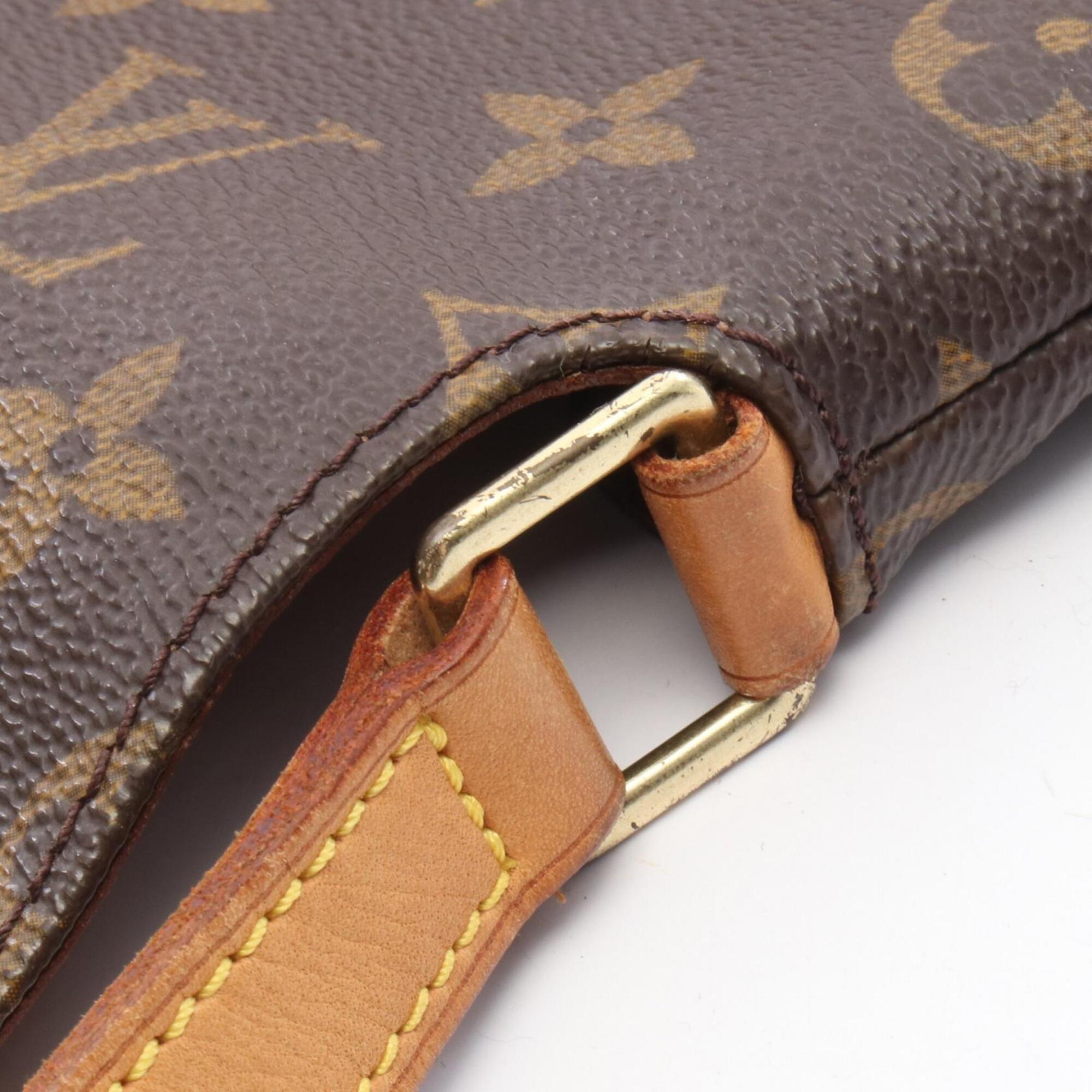 Louis Vuitton Brown Pvc Leather Handbag Shoulder Bag (Pre-Owned)