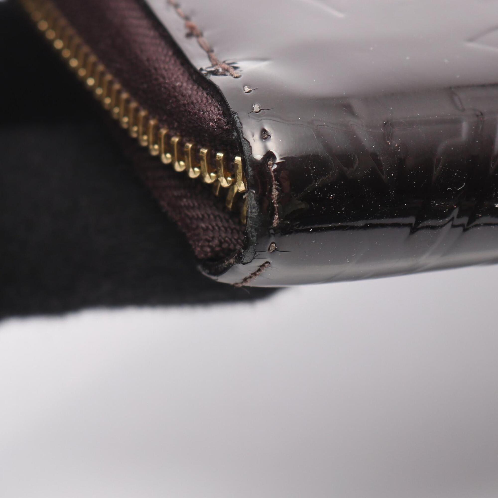 Louis Vuitton Amarante Purple Vernis Long Wallet (Bi-Fold) (Pre-Owned)