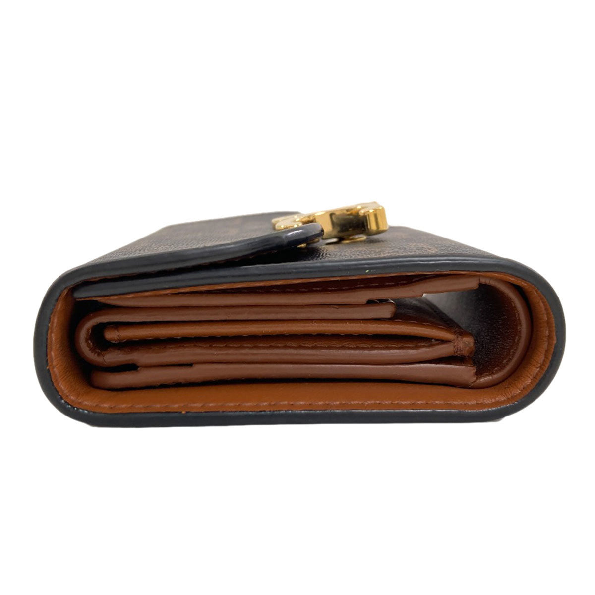 Celine Brown Pvc Wallet (Bi-Fold) (Pre-Owned)