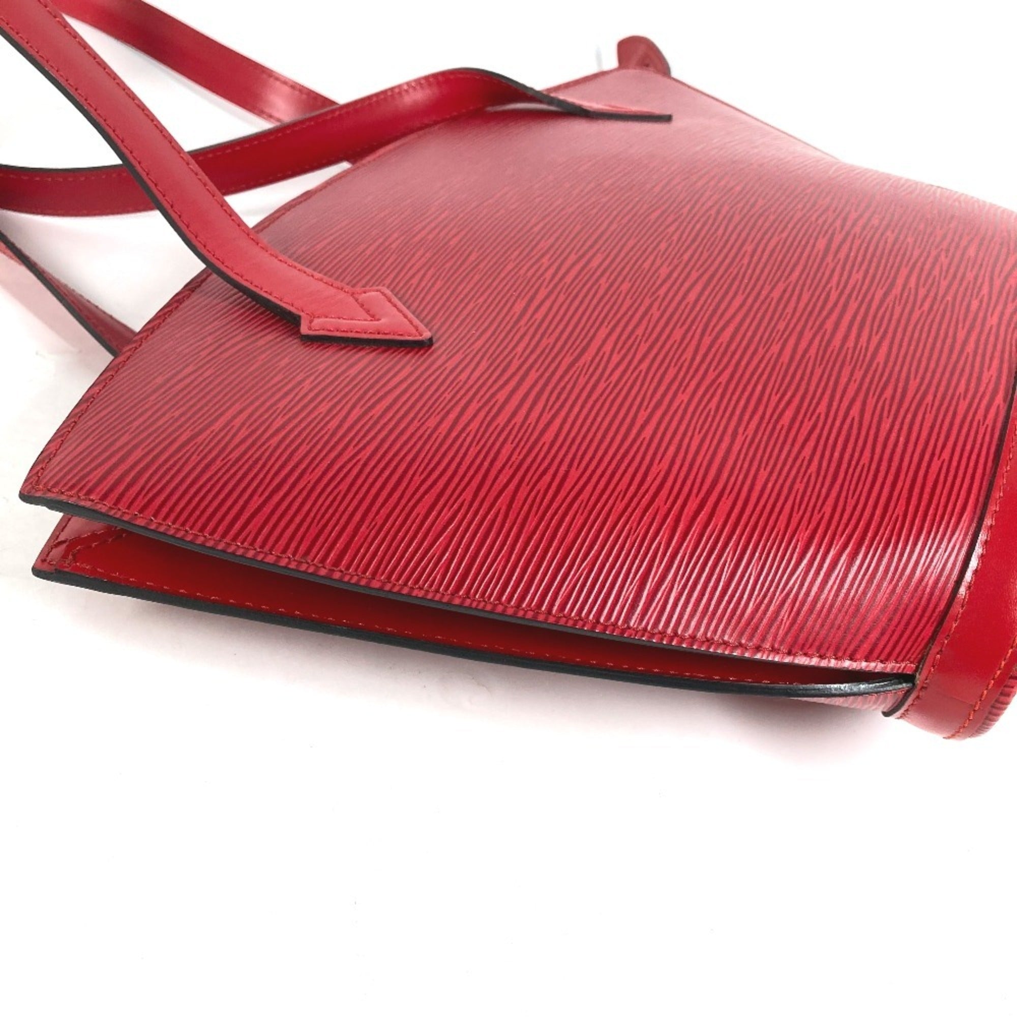 Louis Vuitton Castilian Red Red Color Epi Leather Shoulder Bag Tote Bag (Pre-Owned)