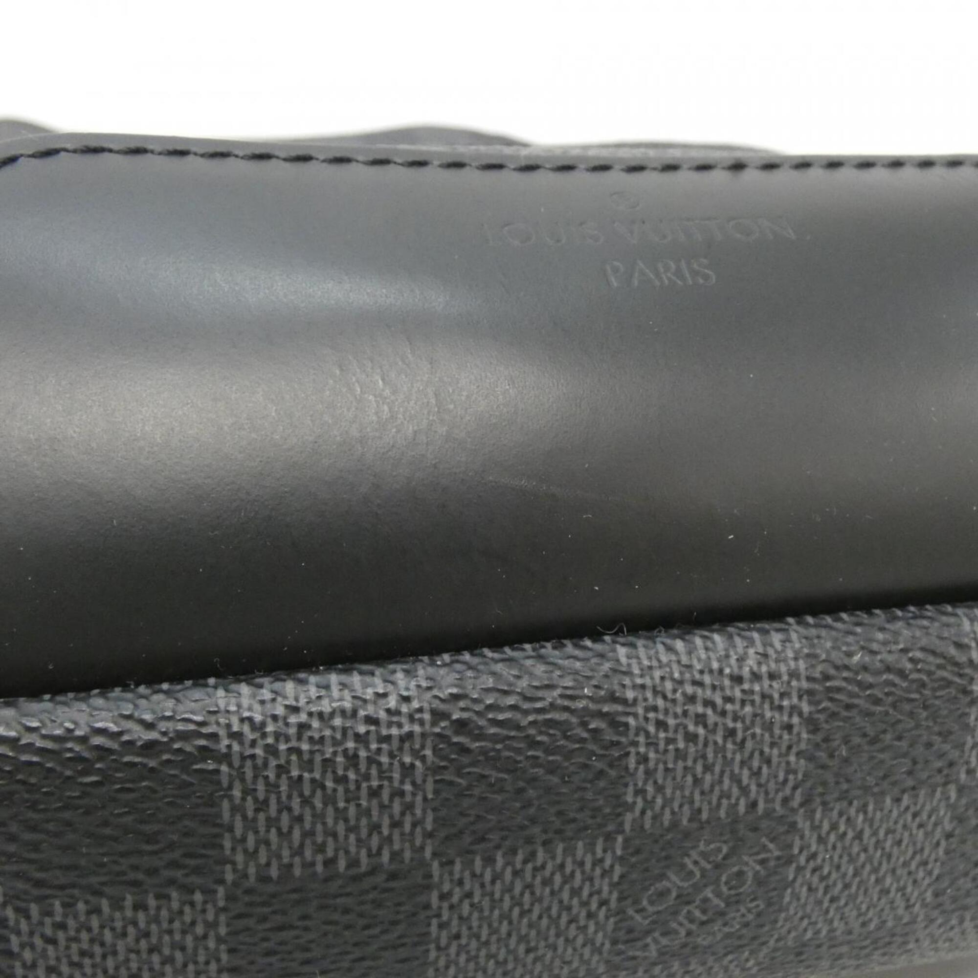 Louis Vuitton Damier Graphite Graphite Coated Canvas Shoulder Bag (Pre-Owned)