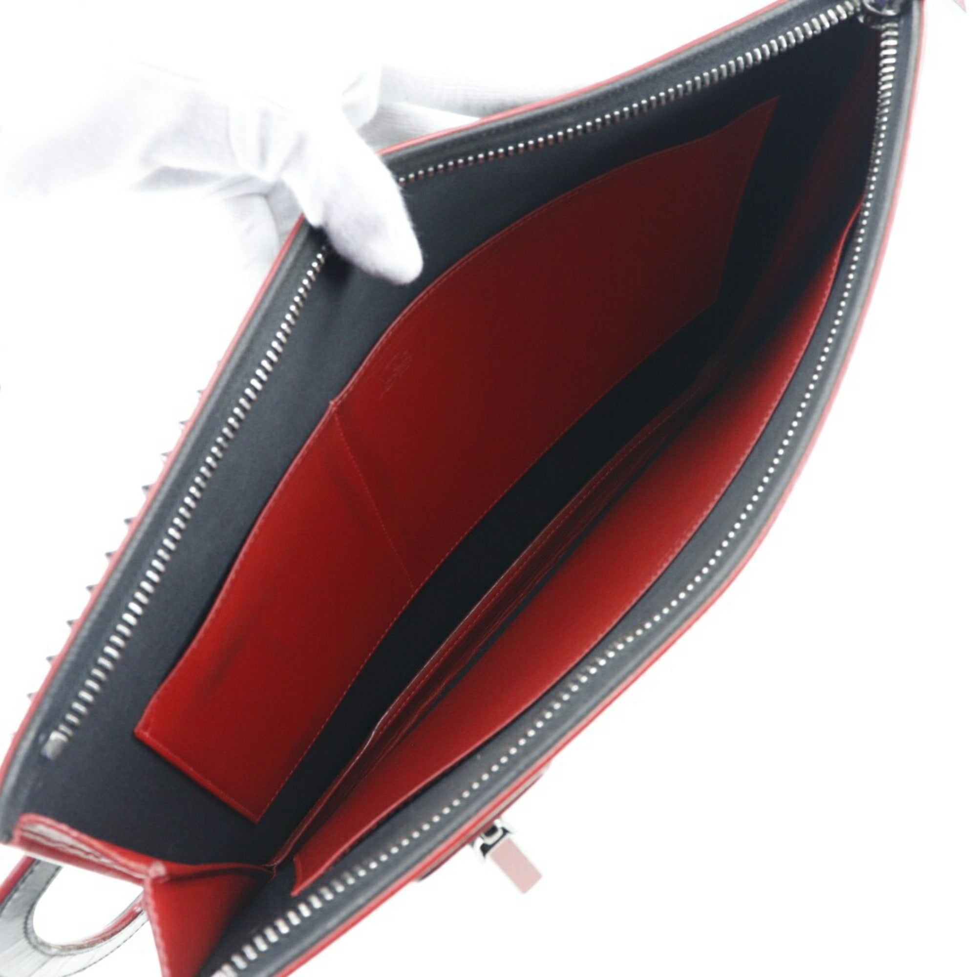 Christian Louboutin Black Leather Handbag (Pre-Owned)