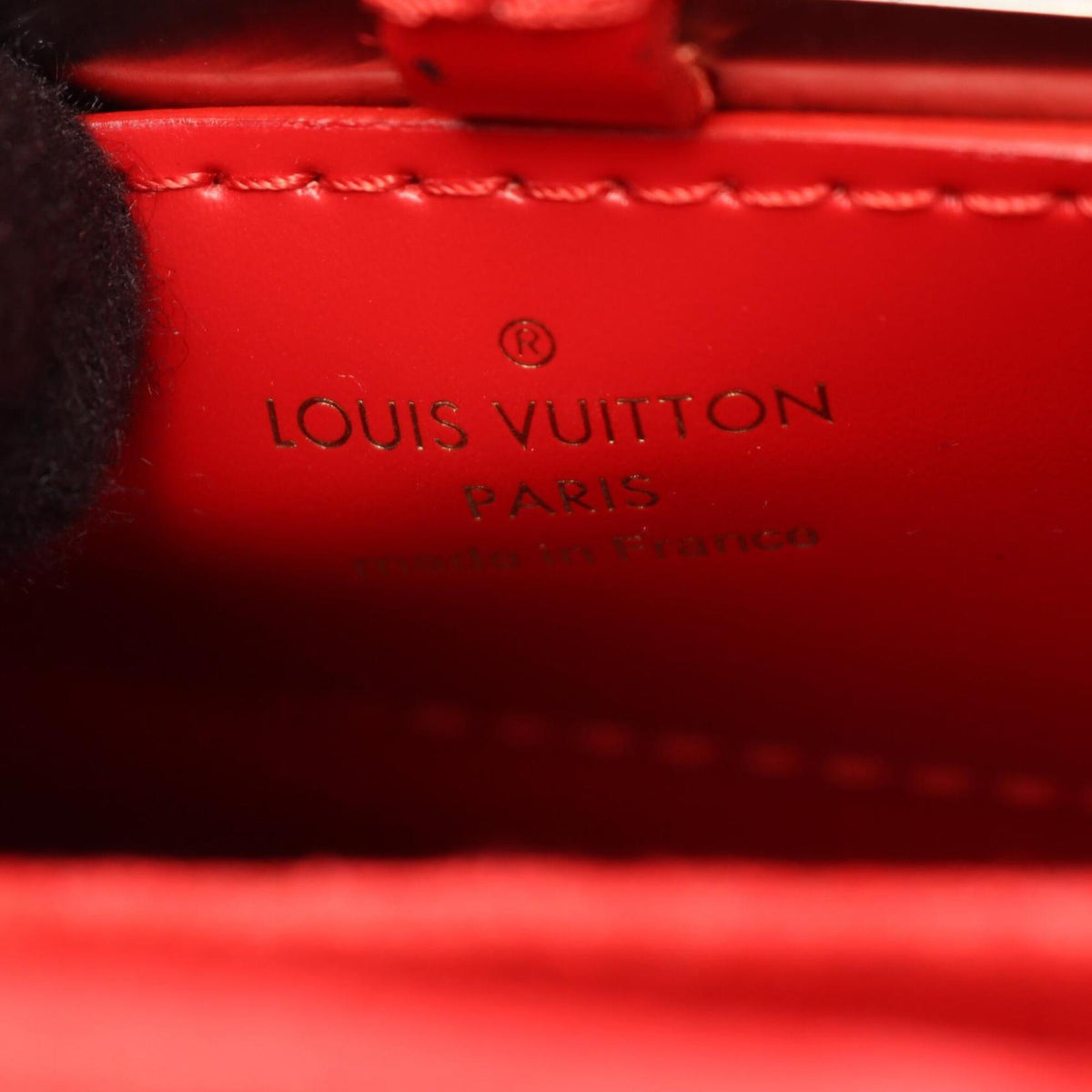 Louis Vuitton Black Gray Coated Canvas Handbag (Pre-Owned)