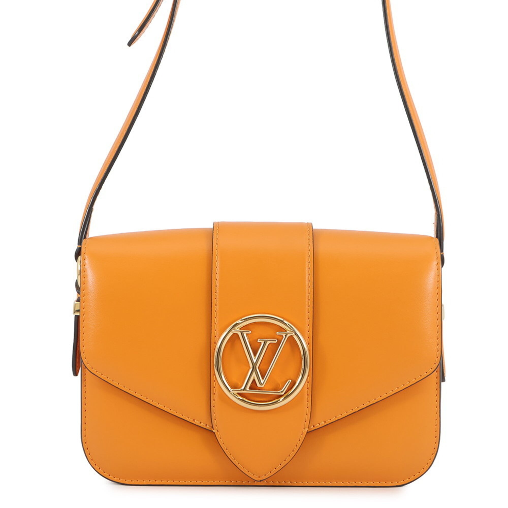 Louis Vuitton Camel Leather Handbag Shoulder Bag (Pre-Owned)
