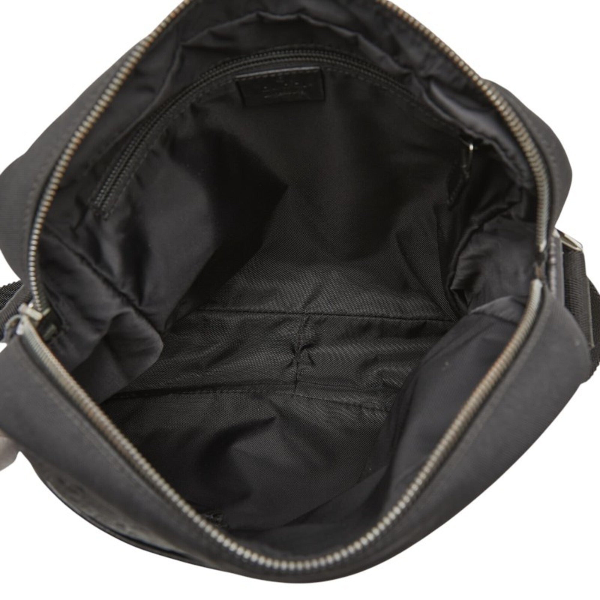Gucci Black Nylon Leather Shoulder Bag (Pre-Owned)