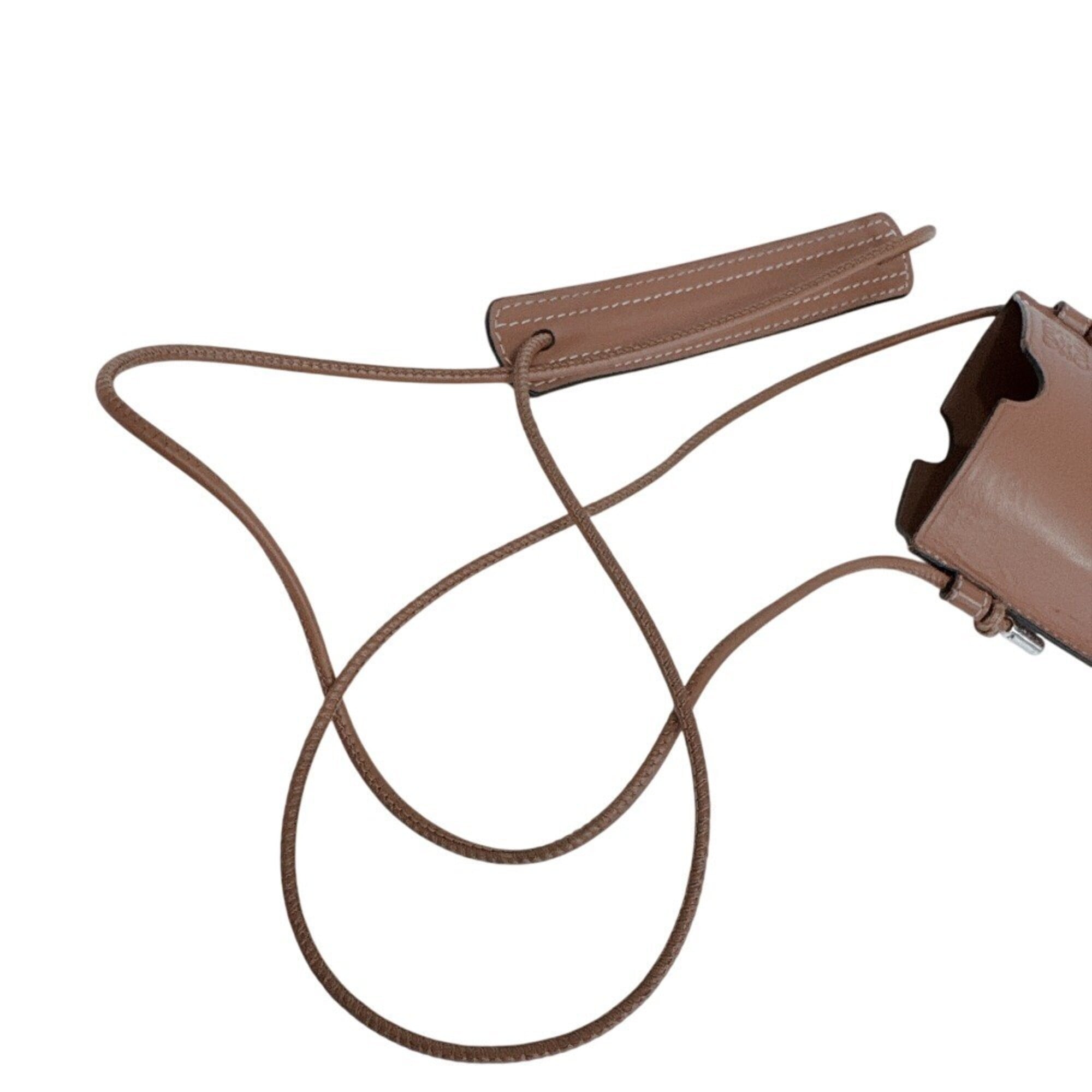 Loewe Brown Leather Pouch (Pre-Owned)