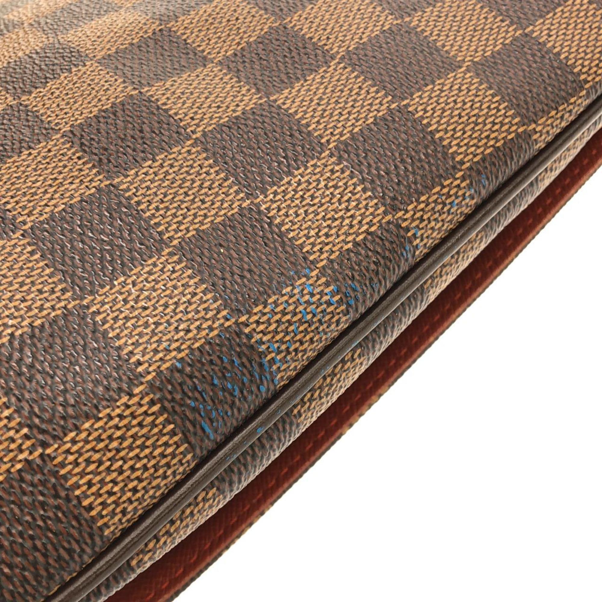 Louis Vuitton Ebene Coated Canvas Shoulder Bag (Pre-Owned)