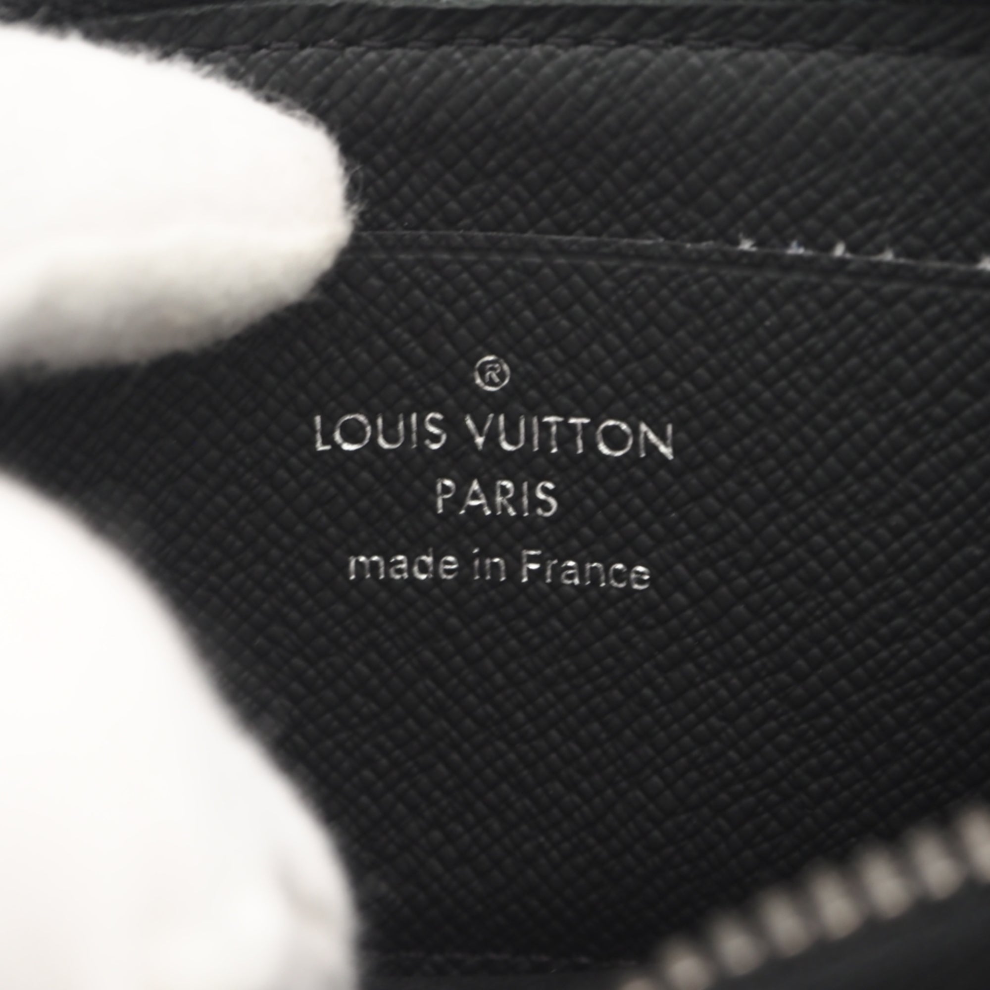 Louis Vuitton Black Monogram Eclipse Monogram Eclipse Coin Purse/Coin Case (Pre-Owned)