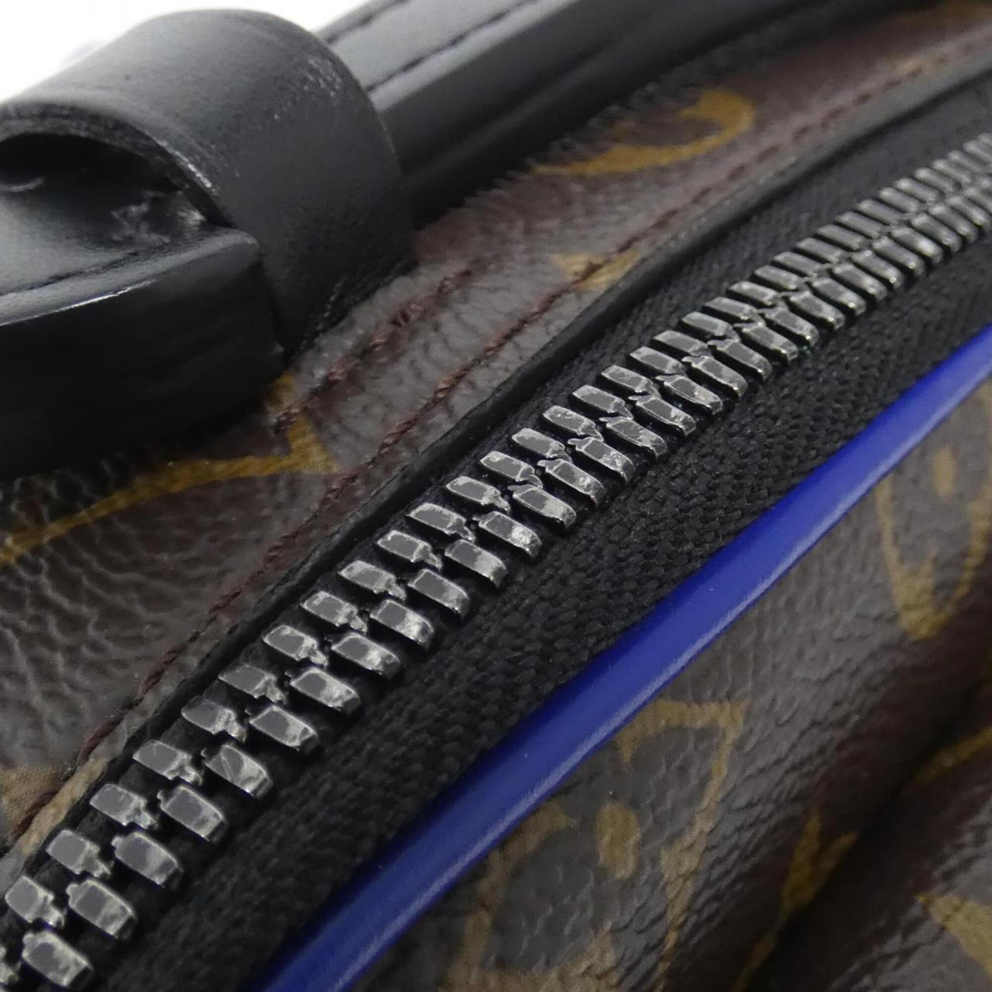 Louis Vuitton Blue Marron Coated Canvas Shoulder Bag (Pre-Owned)