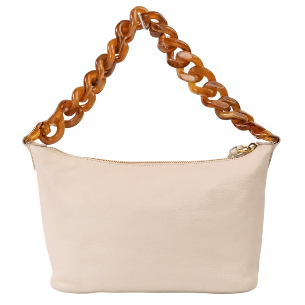 Miu Miu Black White Leather Handbag (Pre-Owned)