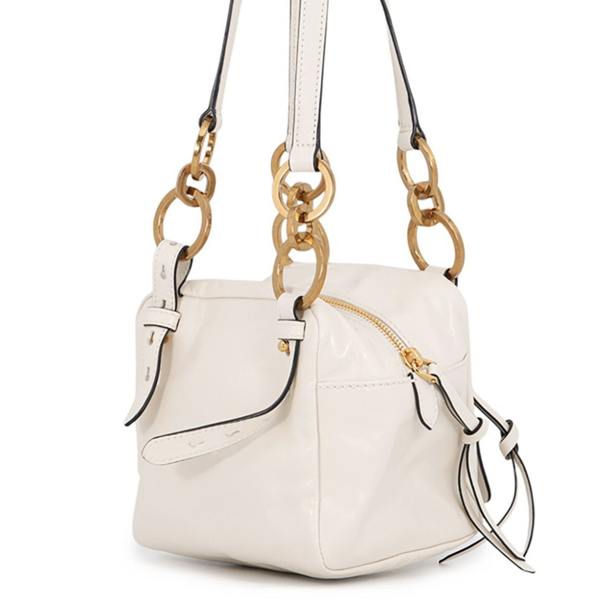 Prada White Leather Handbag (Pre-Owned)