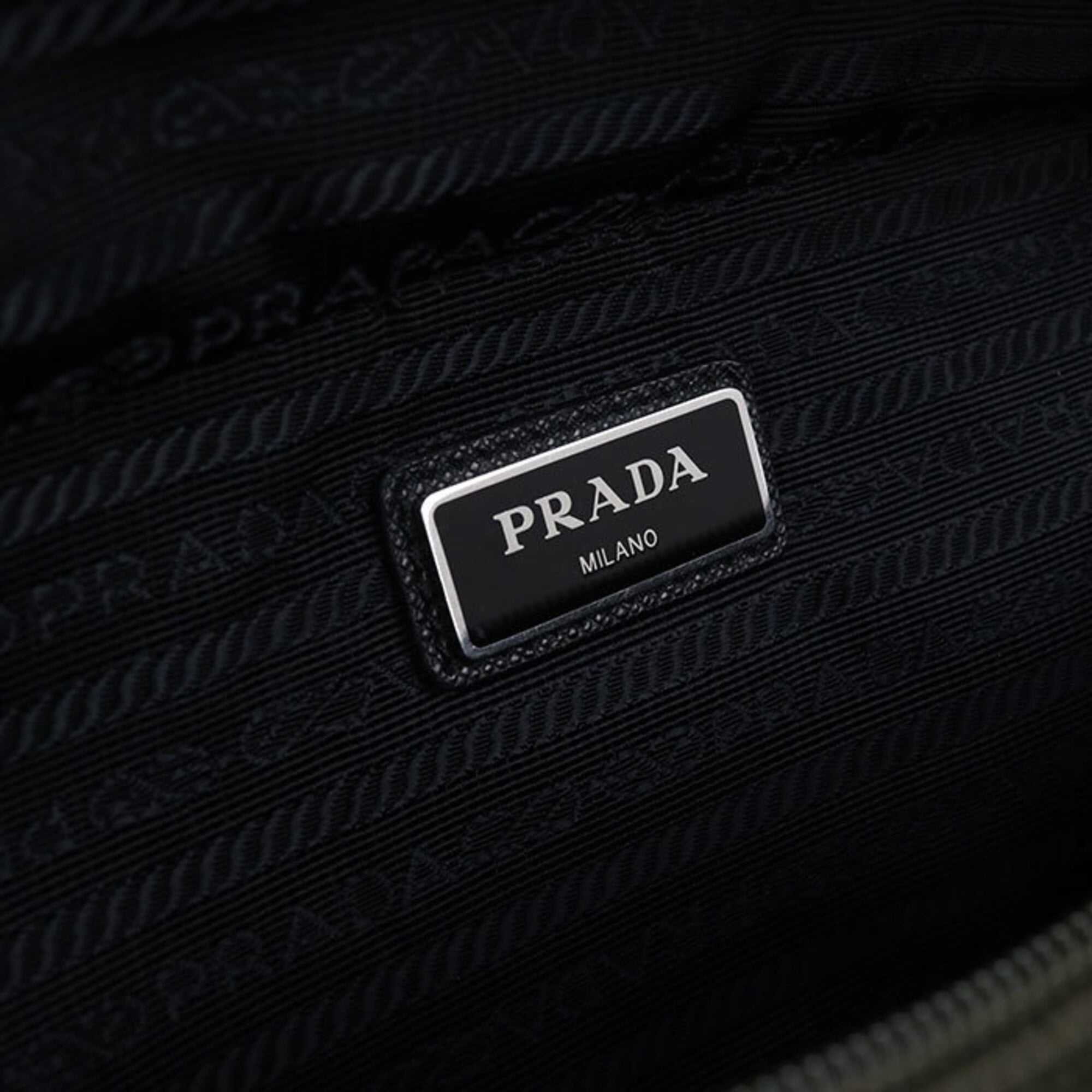 Prada Khaki Nylon Sling Bag (Pre-Owned)