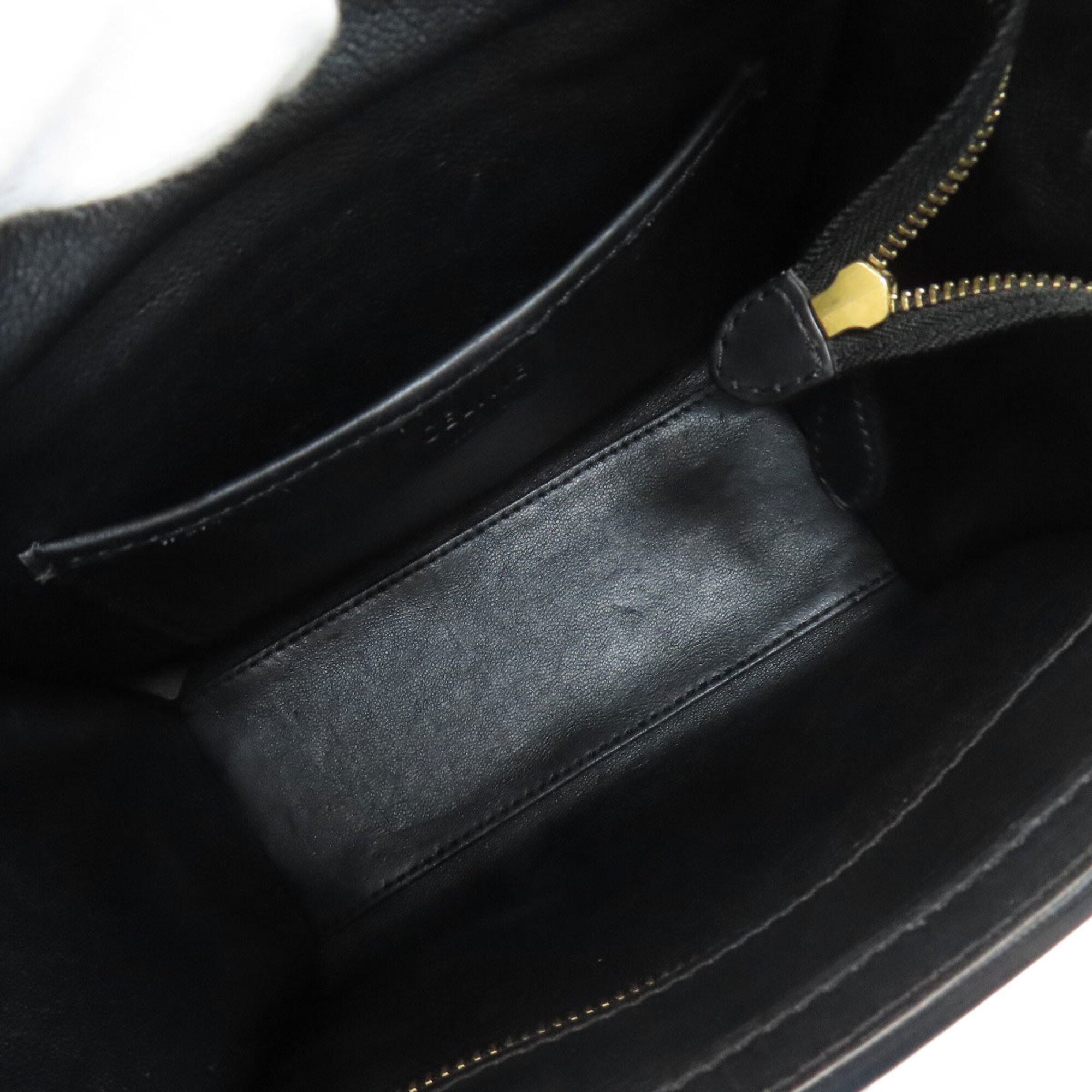 Celine Black Leather Handbag (Pre-Owned)