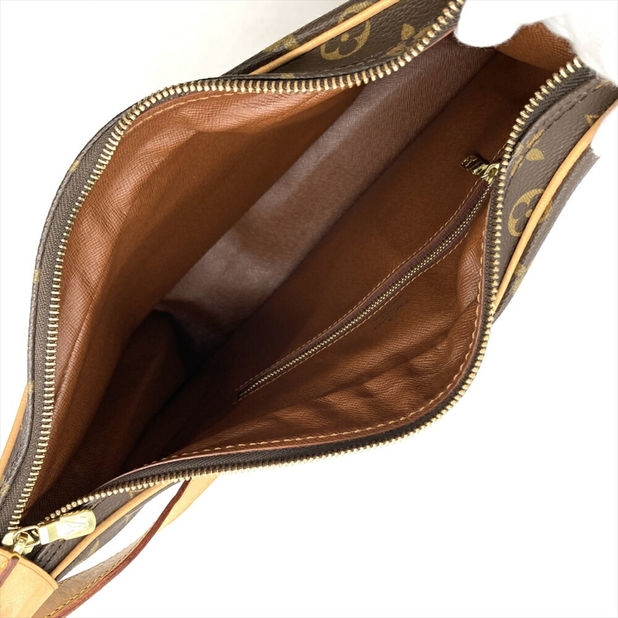 Louis Vuitton Brown Monogram Canvas Shoulder Bag (Pre-Owned)
