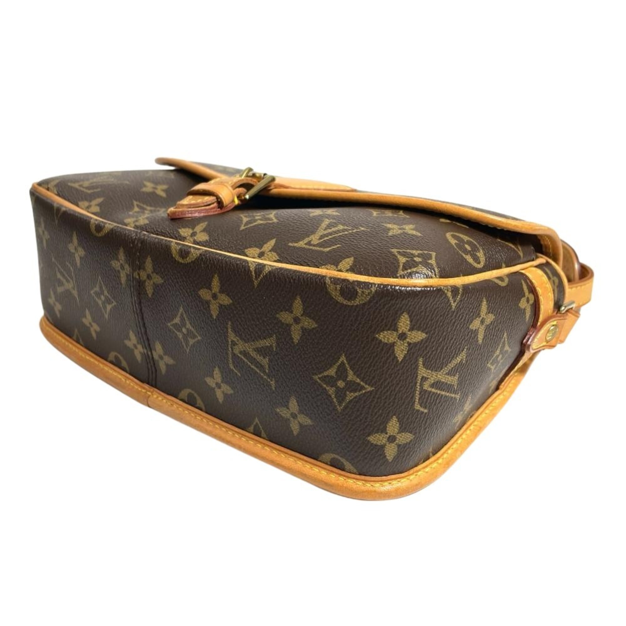 Louis Vuitton Brown Monogram Canvas Shoulder Bag (Pre-Owned)
