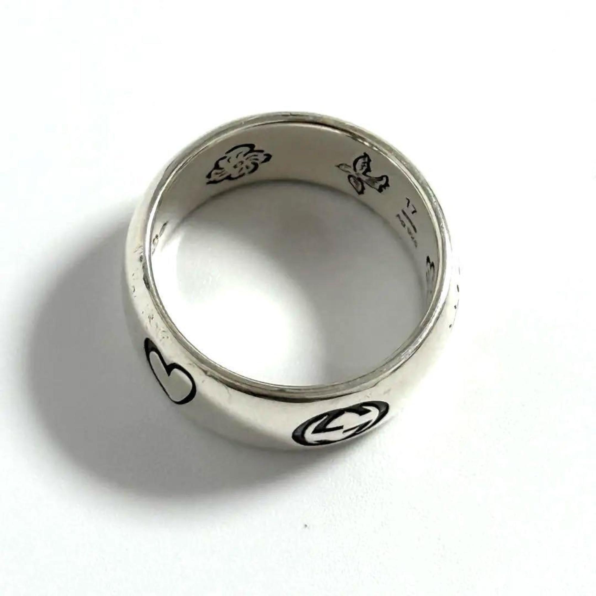 Gucci Silver 925 Band Ring (Pre-Owned)