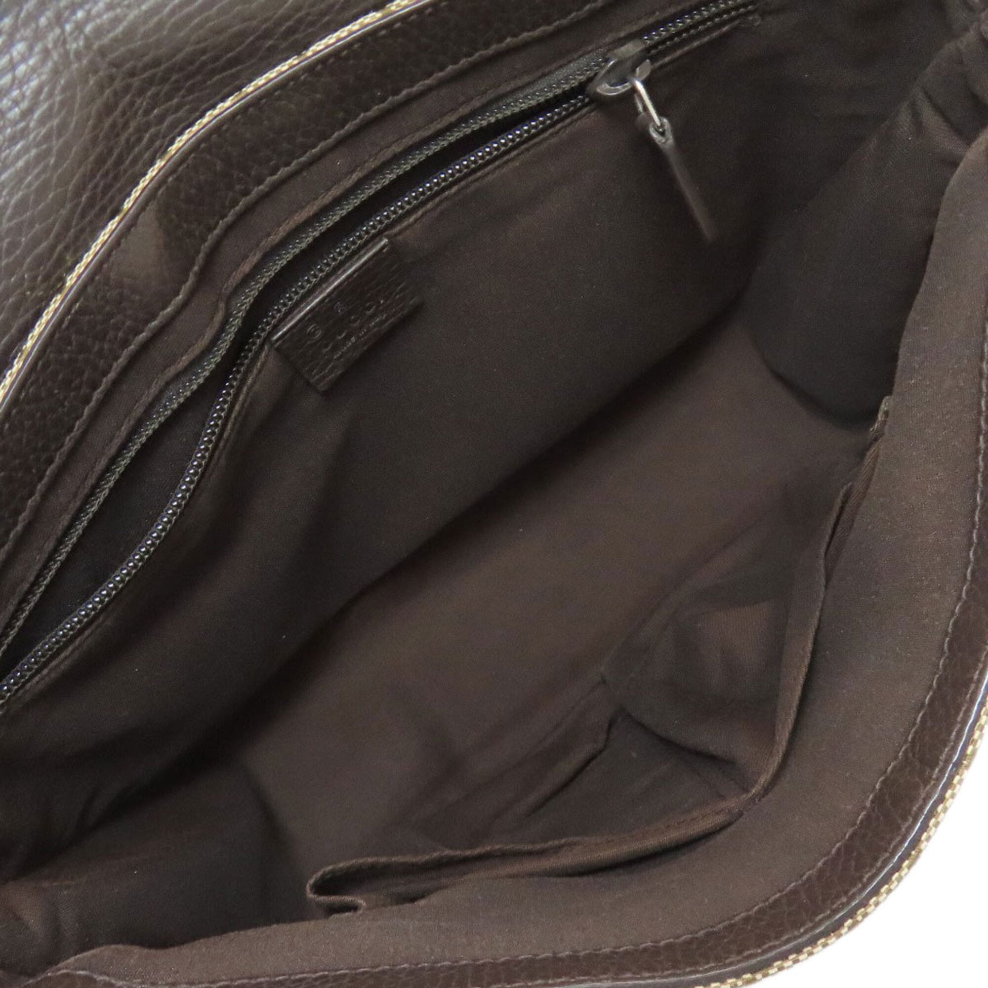 Gucci Brown Canvas Shoulder Bag (Pre-Owned)