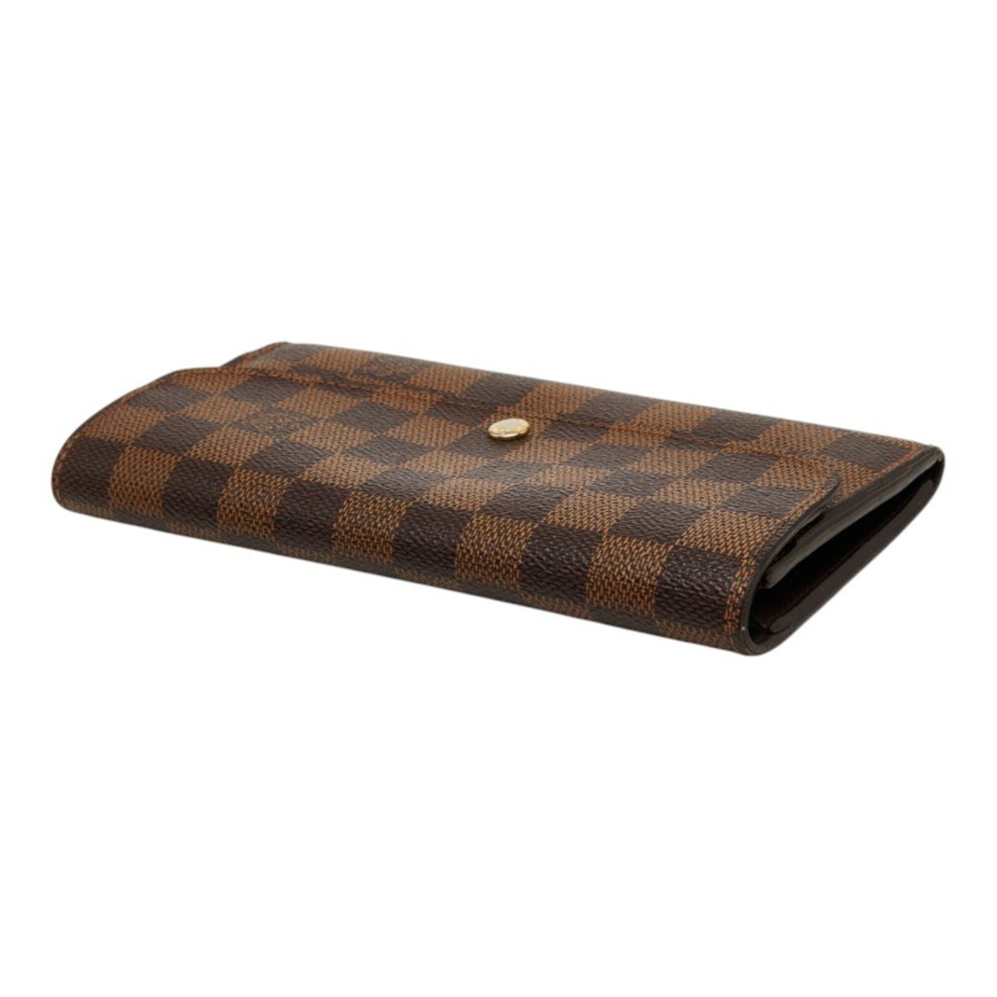 Louis Vuitton Brown Damier Canvas Pvc Coin Purse/Coin Case (Pre-Owned)