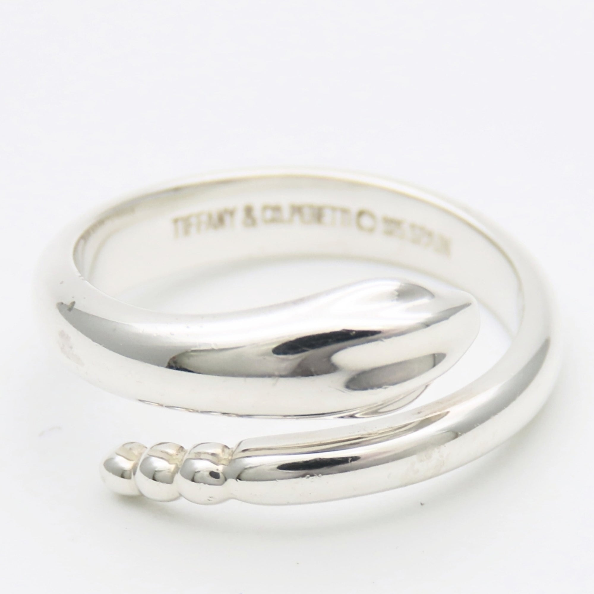 Tiffany Silver Silver 925 Band Ring (Pre-Owned)