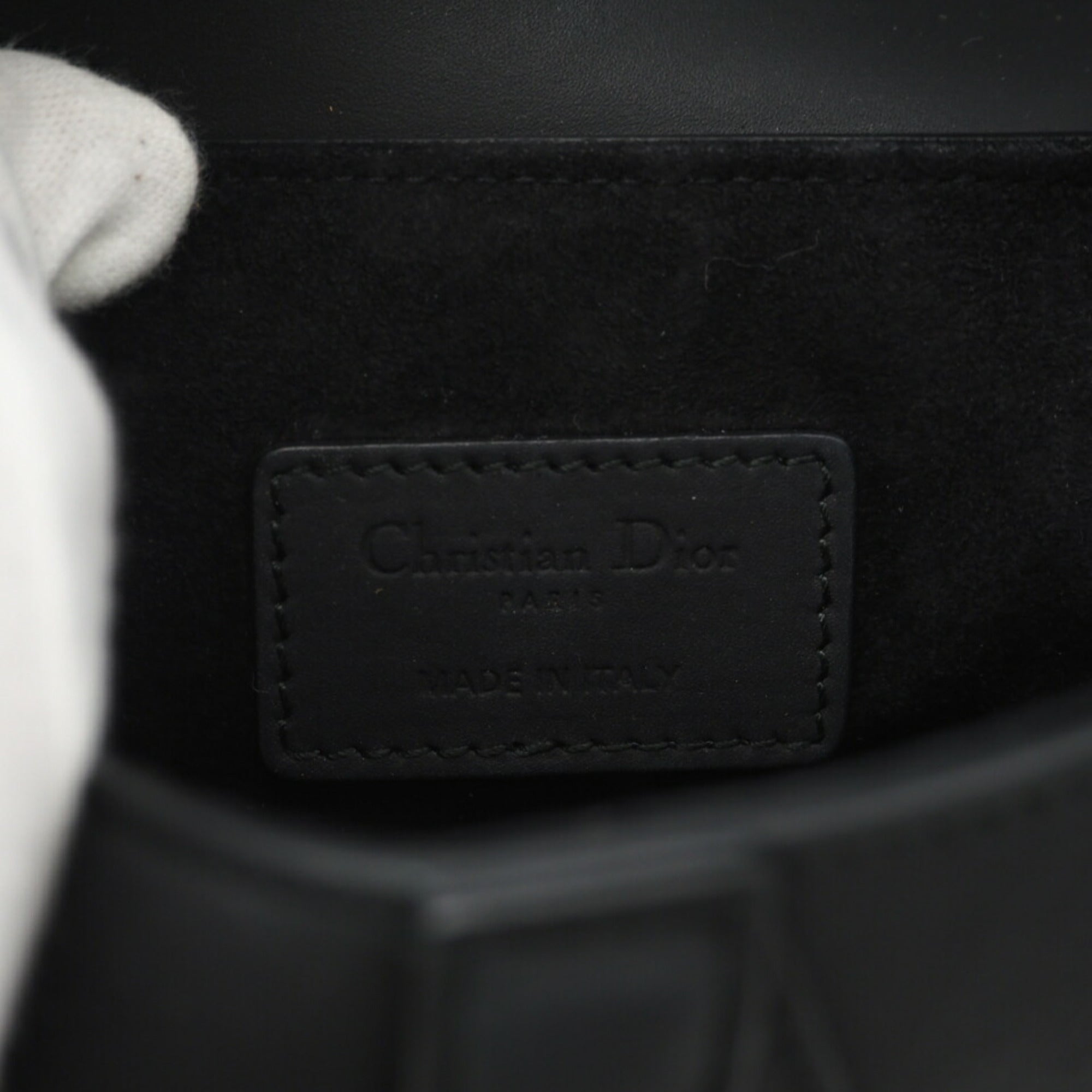 Christian Dior Black Leather Handbag (Pre-Owned)