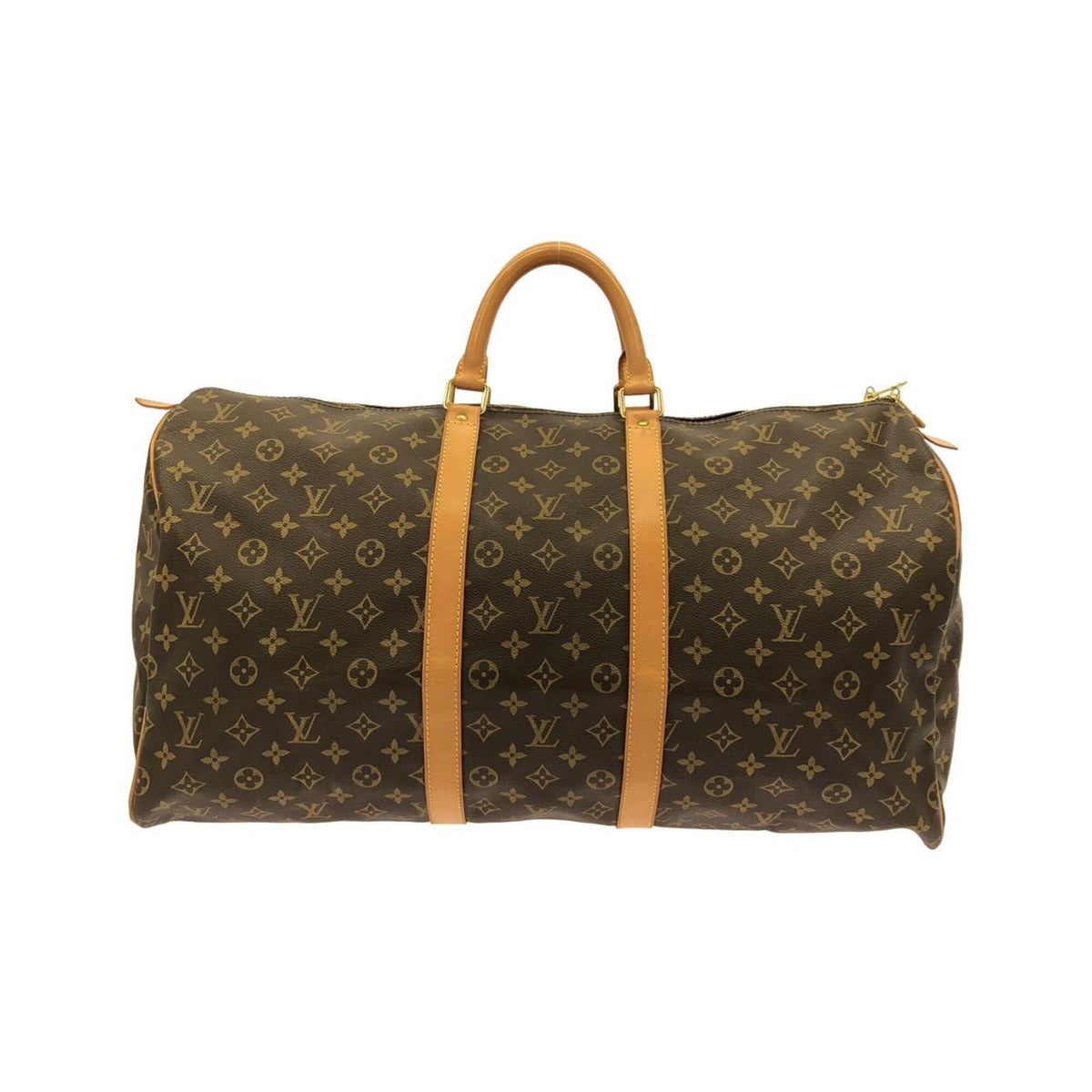 Louis Vuitton Monogram Marron Coated Canvas Boston Bag (Pre-Owned)