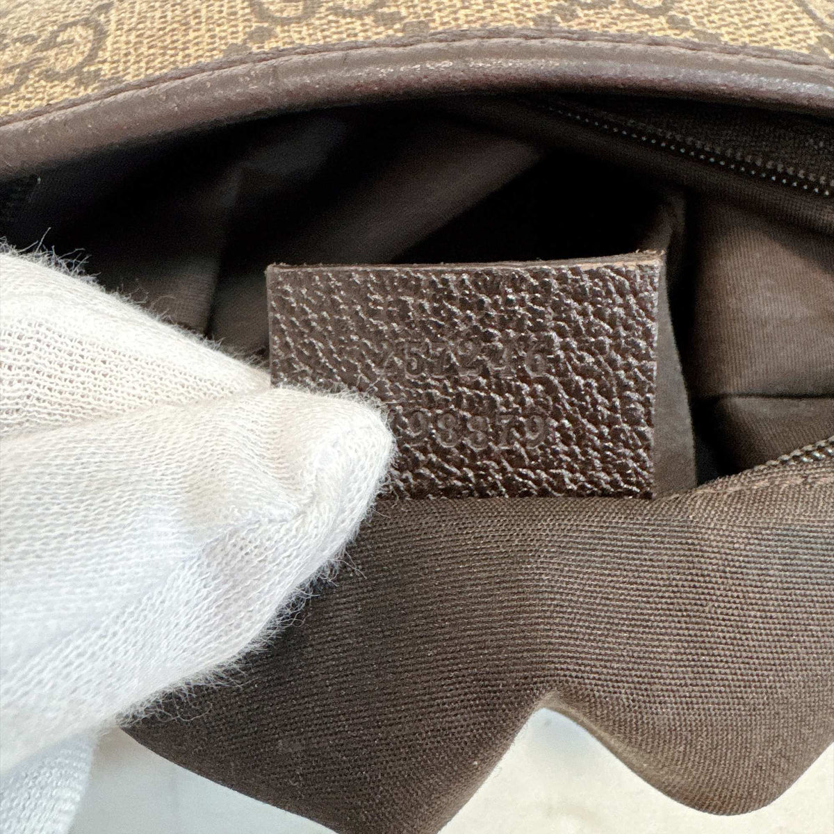 Gucci Gg Canvas Brown Pvc Shoulder Bag (Pre-Owned)