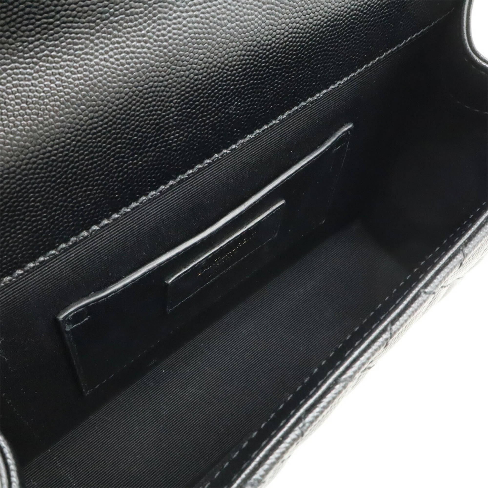 Yves Saint Laurent Black Leather Shoulder Bag (Pre-Owned)