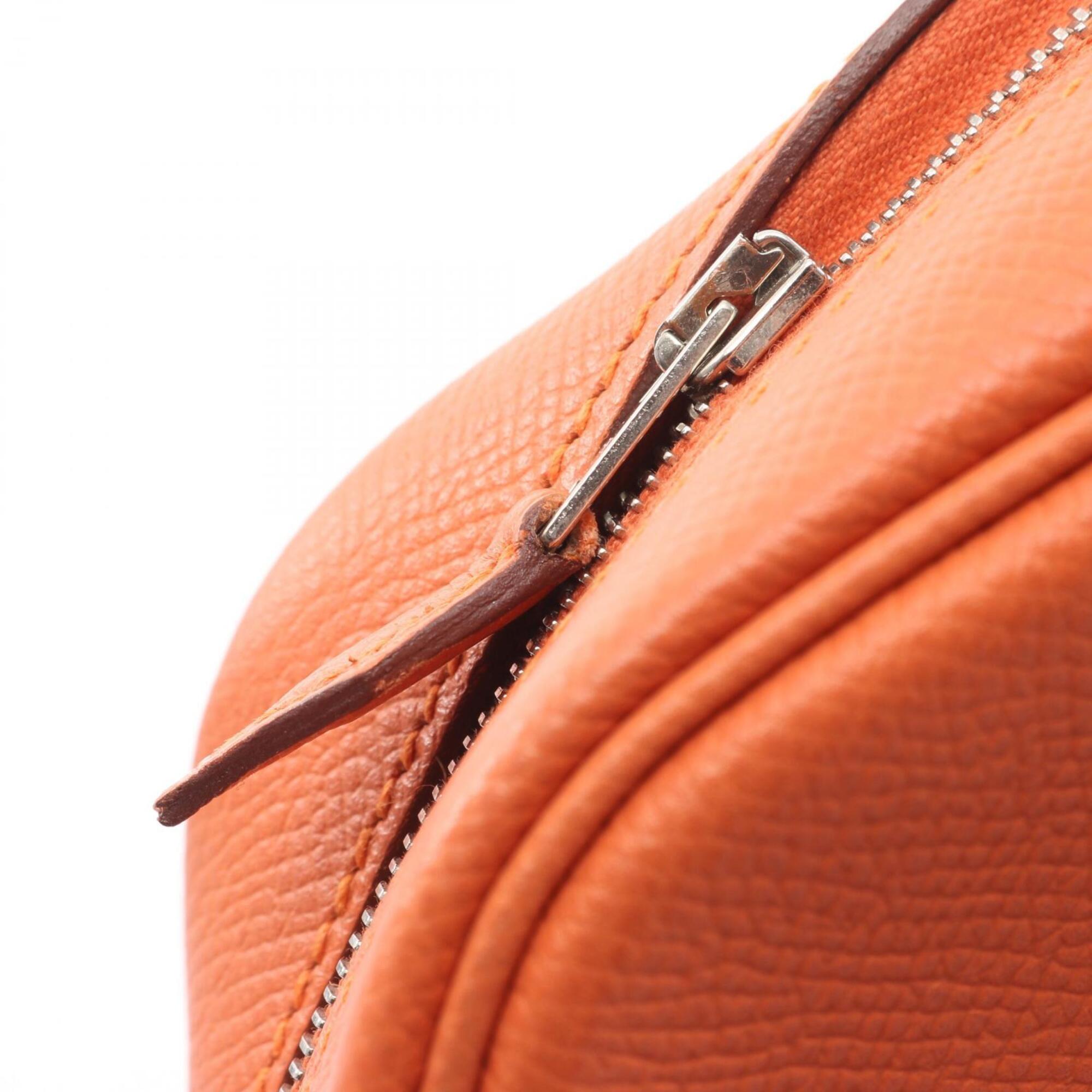 Hermes Orange Epsom Leather Leather Handbag (Pre-Owned)