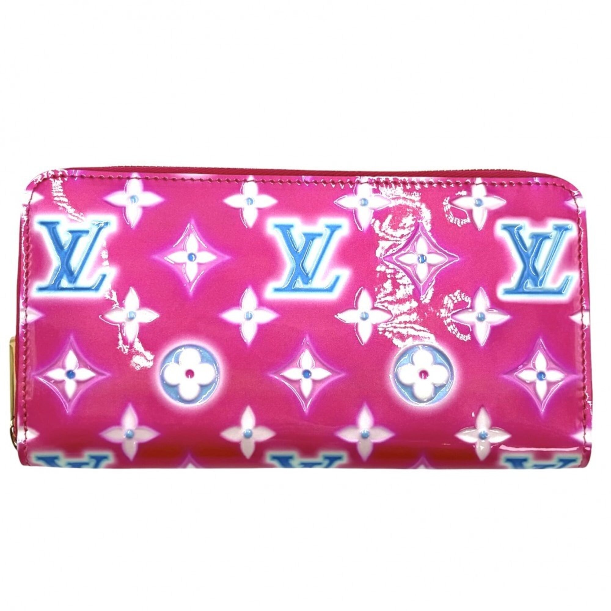 Louis Vuitton Monogram Vernis Pink Monogram Vernis Long Wallet (Bi-Fold) (Pre-Owned)