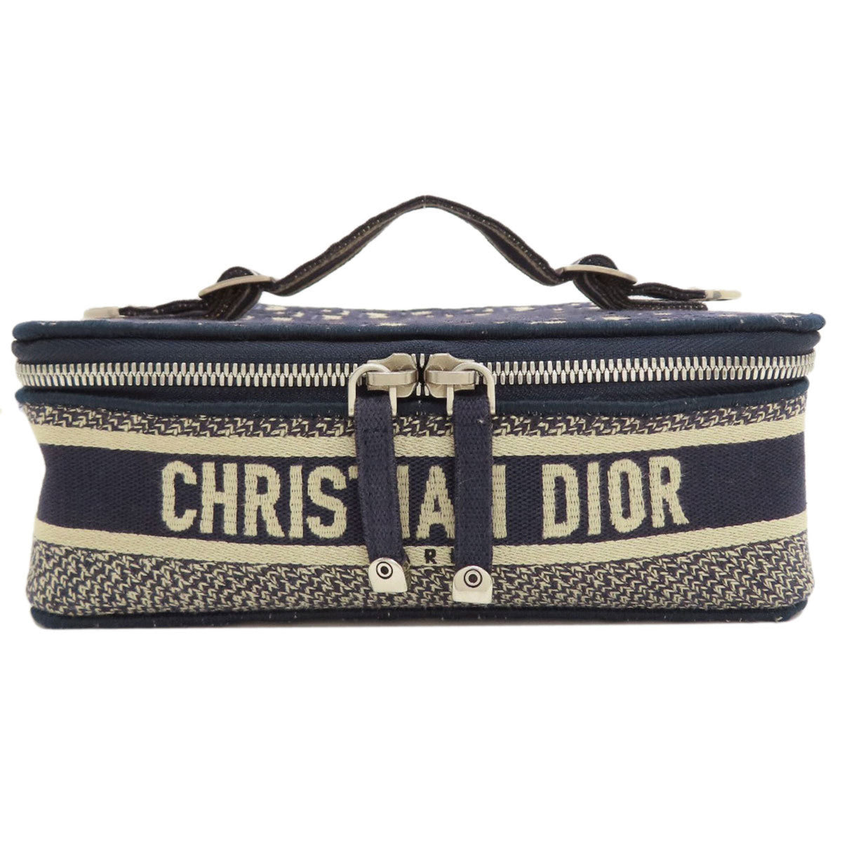 Christian Dior Navy Canvas Handbag (Pre-Owned)