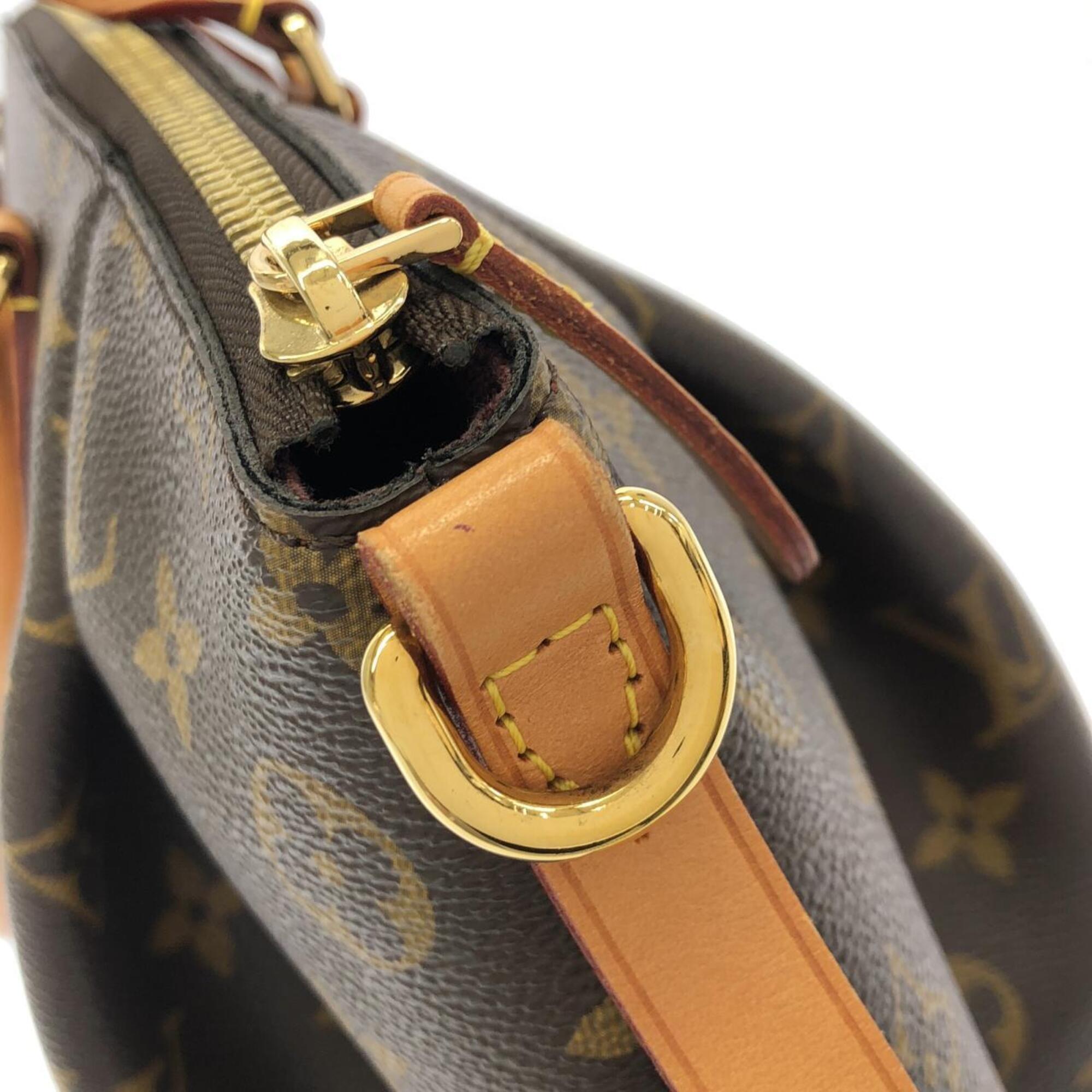 Louis Vuitton Brown Coated Canvas Handbag (Pre-Owned)