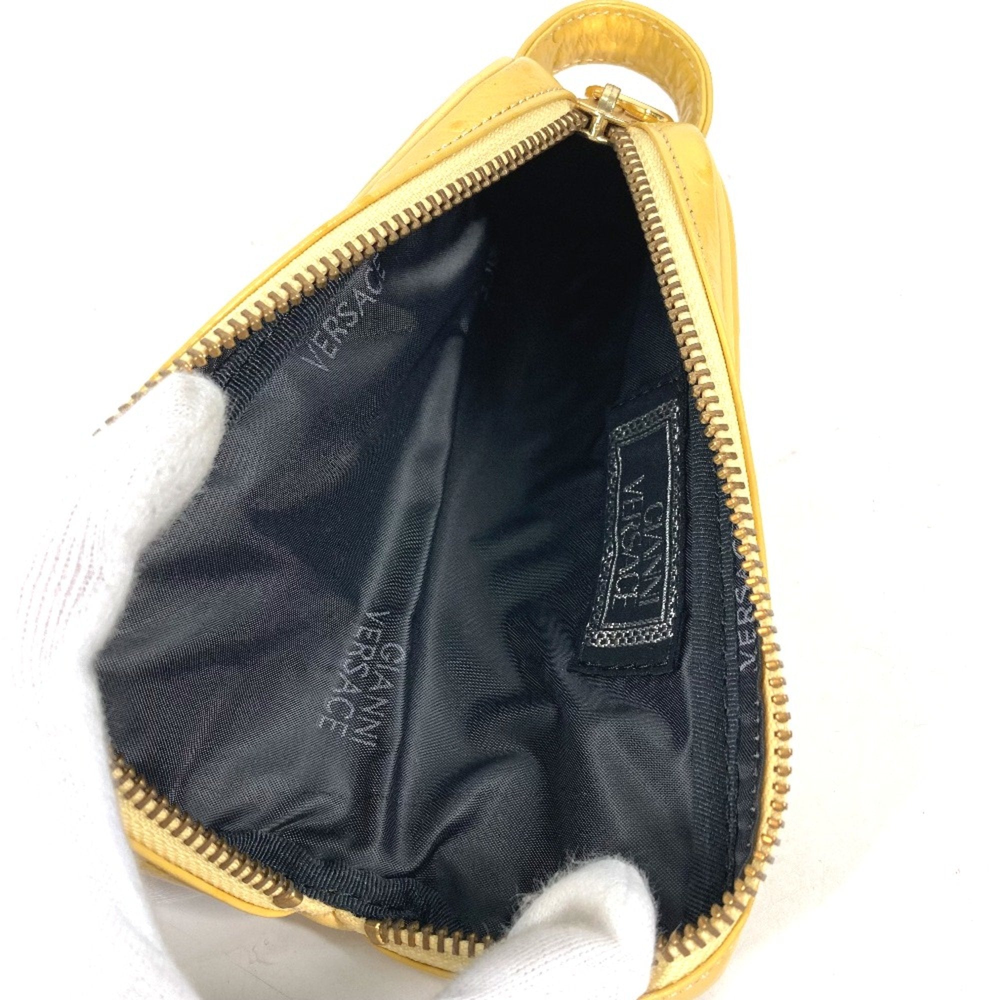 Versace Yellow Other Pouch (Pre-Owned)