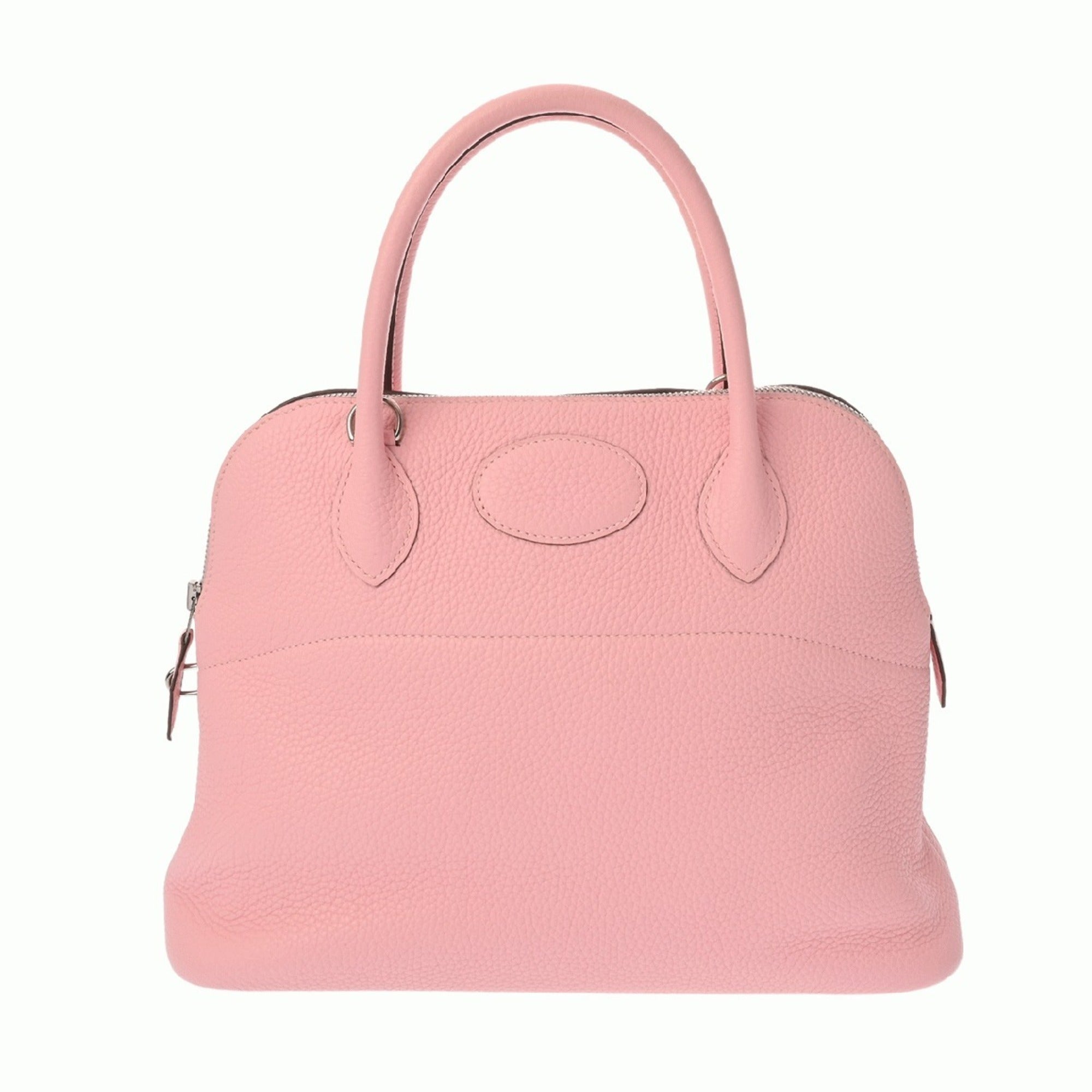 Hermes Bolide Rose Sakura Taurillon Clemence Leather Handbag (Pre-Owned)